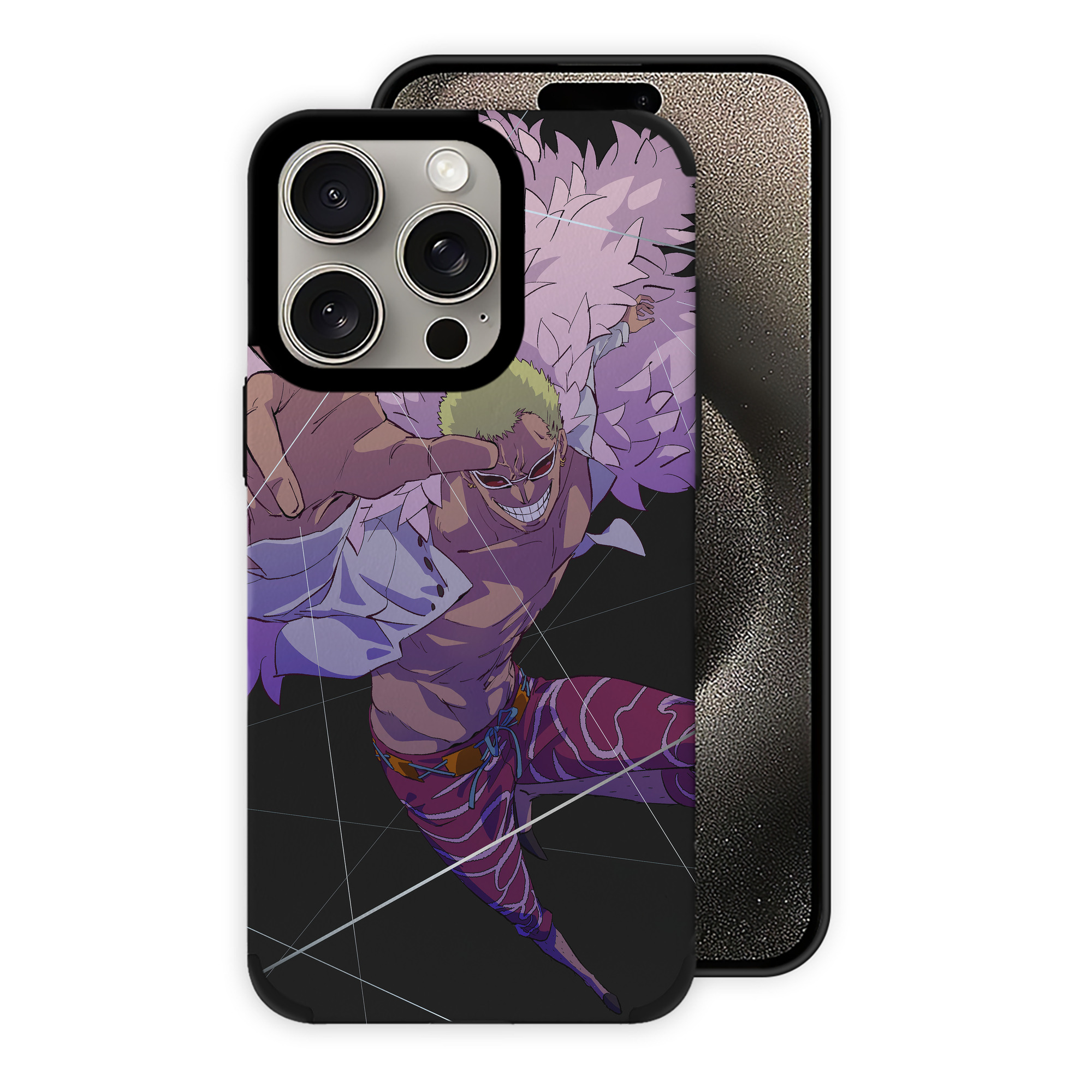ワンピース ONE PIECE 【iPhone15ProMax対応】 PUレザー スマホケース 耐衝撃＆黄変防止