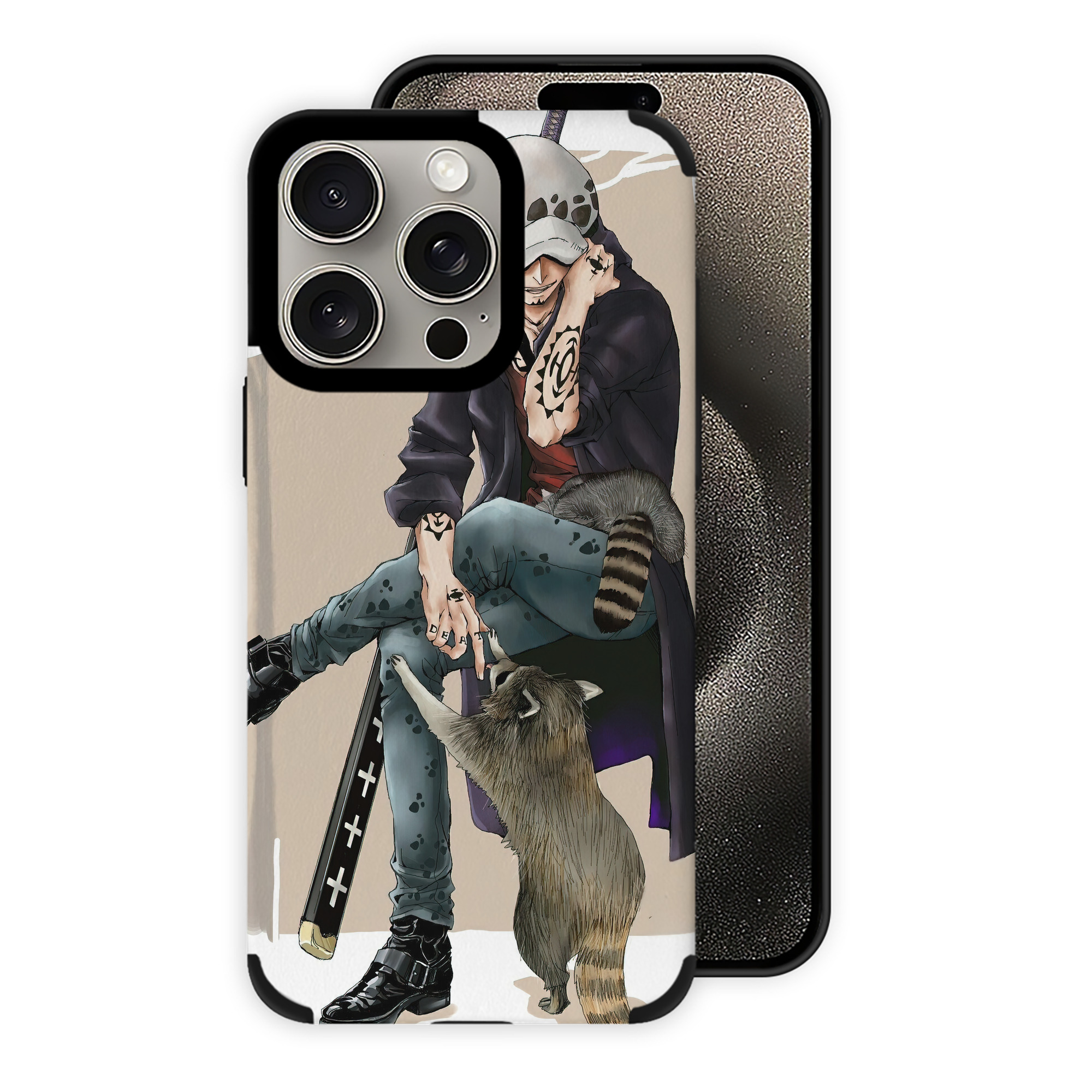 ワンピース ONE PIECE 【iPhone15ProMax対応】 PUレザー スマホケース 耐衝撃＆黄変防止