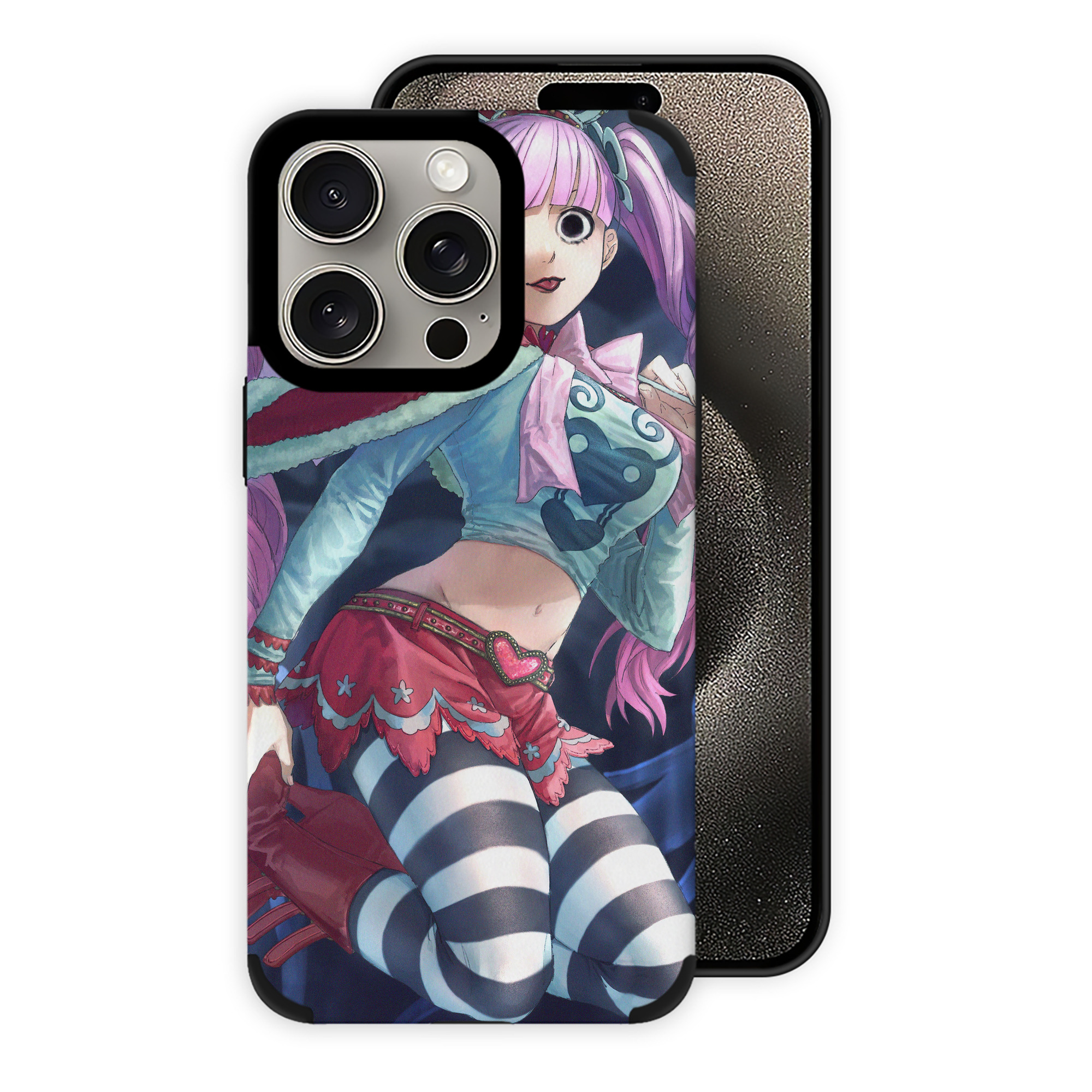 ワンピース ONE PIECE 【iPhone15ProMax対応】 PUレザー スマホケース 耐衝撃＆黄変防止