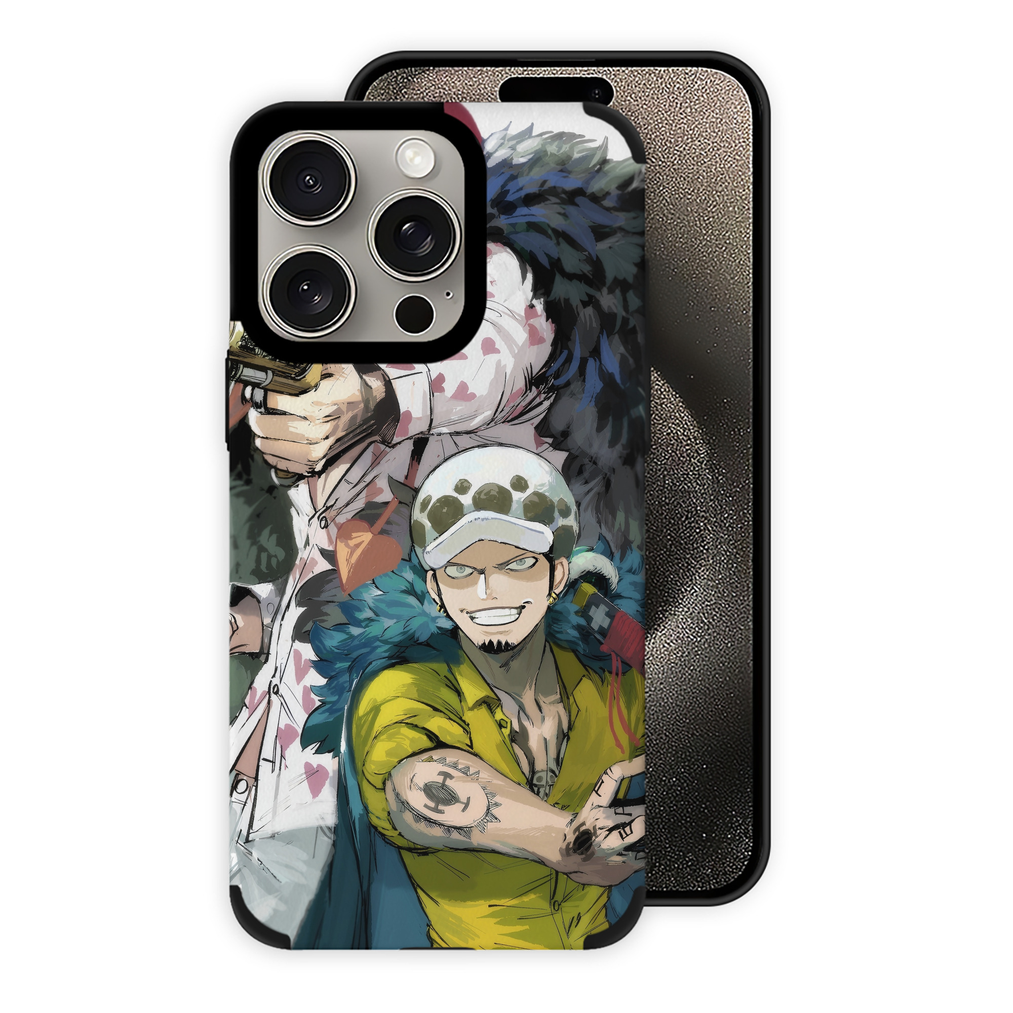 ワンピース ONE PIECE 【iPhone15ProMax対応】 PUレザー スマホケース 耐衝撃＆黄変防止