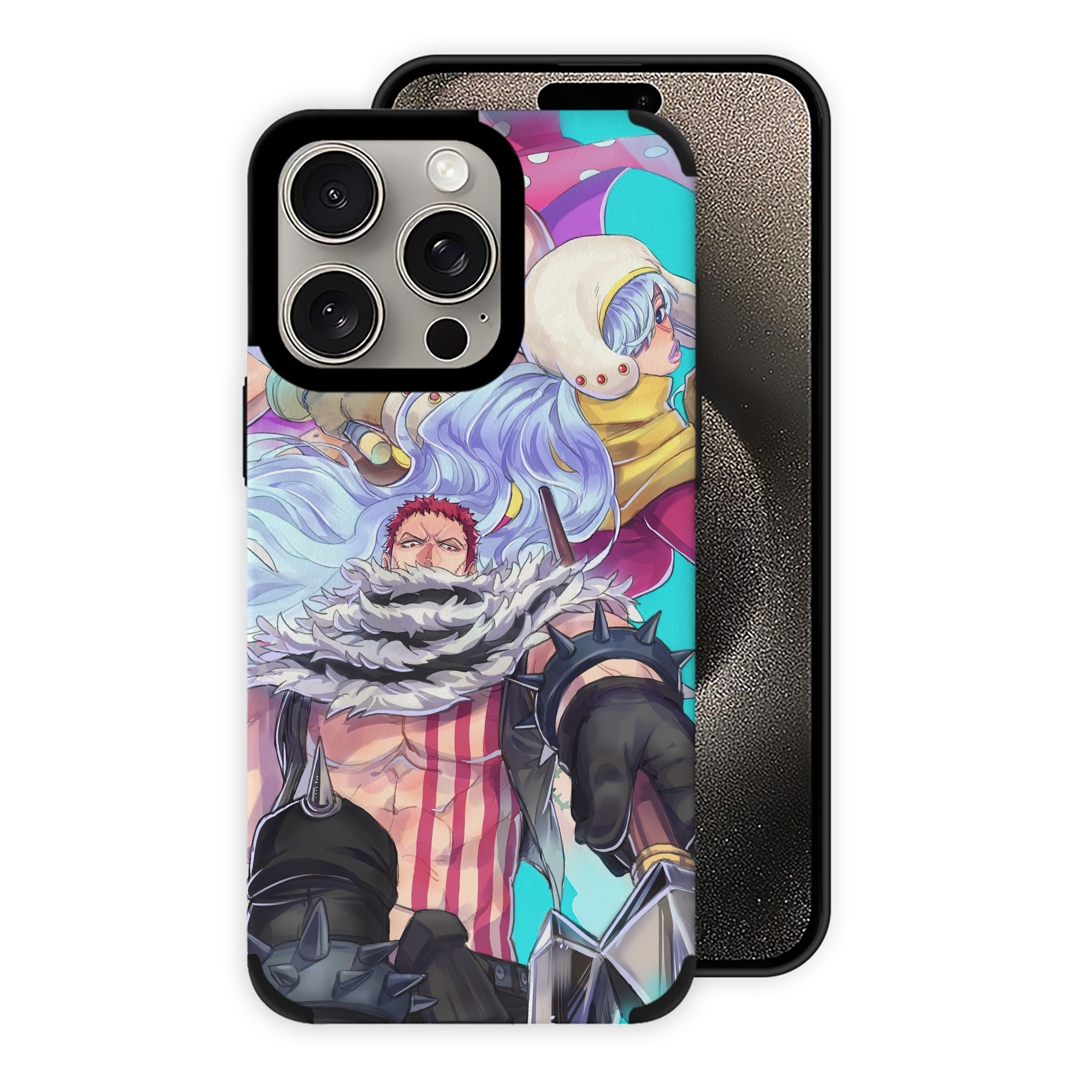 ワンピース ONE PIECE 【iPhone15ProMax対応】 PUレザー スマホケース 耐衝撃＆黄変防止