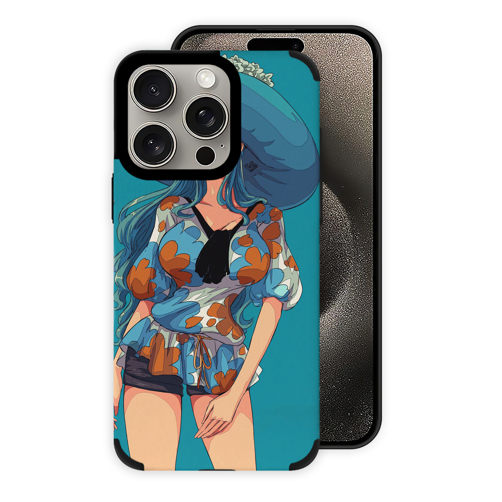 ワンピース ONE PIECE 【iPhone15ProMax対応】 PUレザー スマホケース 耐衝撃＆黄変防止