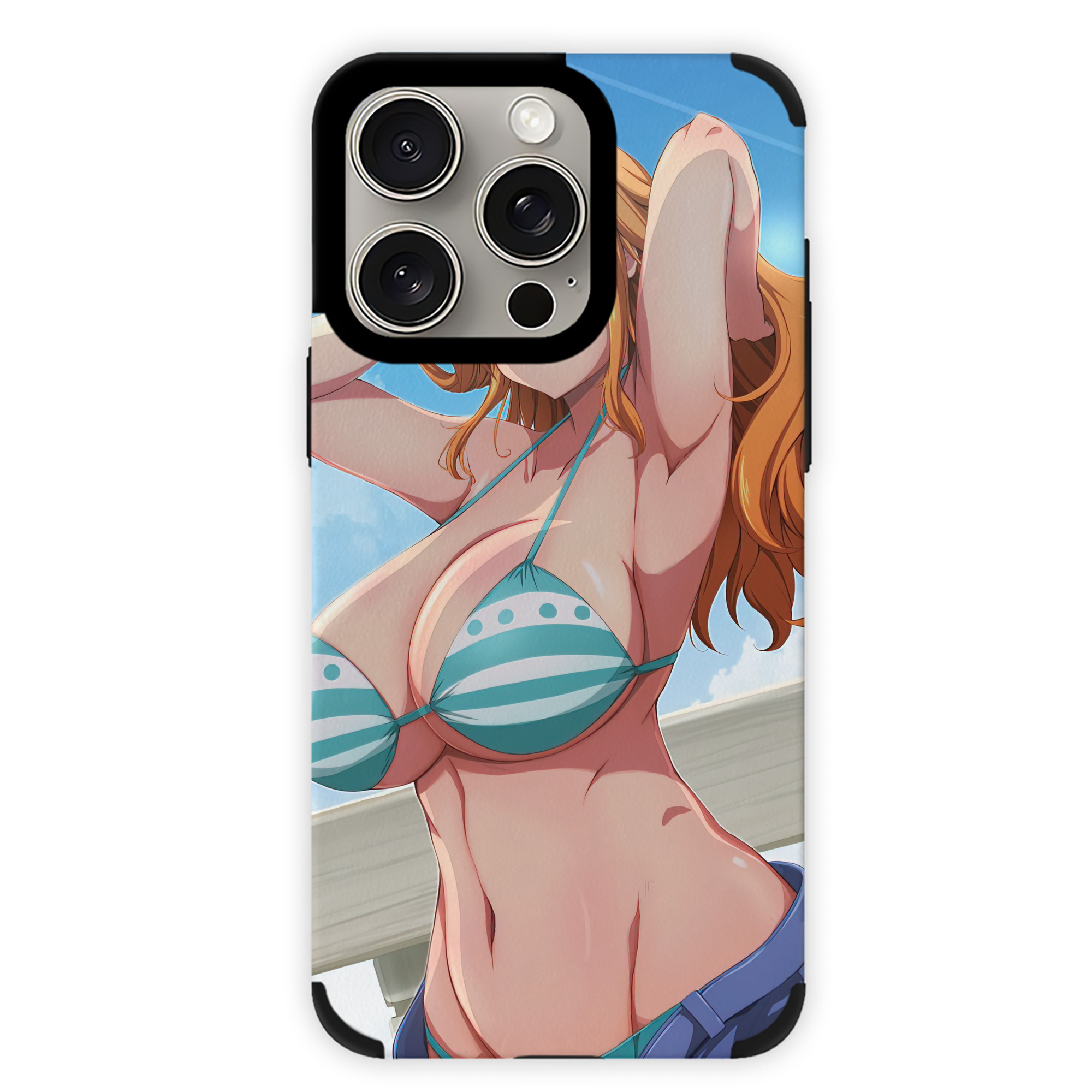 （画像用） ワンピース ONE PIECE 【iPhone15ProMax対応】 PUレザー スマホケース 耐衝撃＆黄変防止