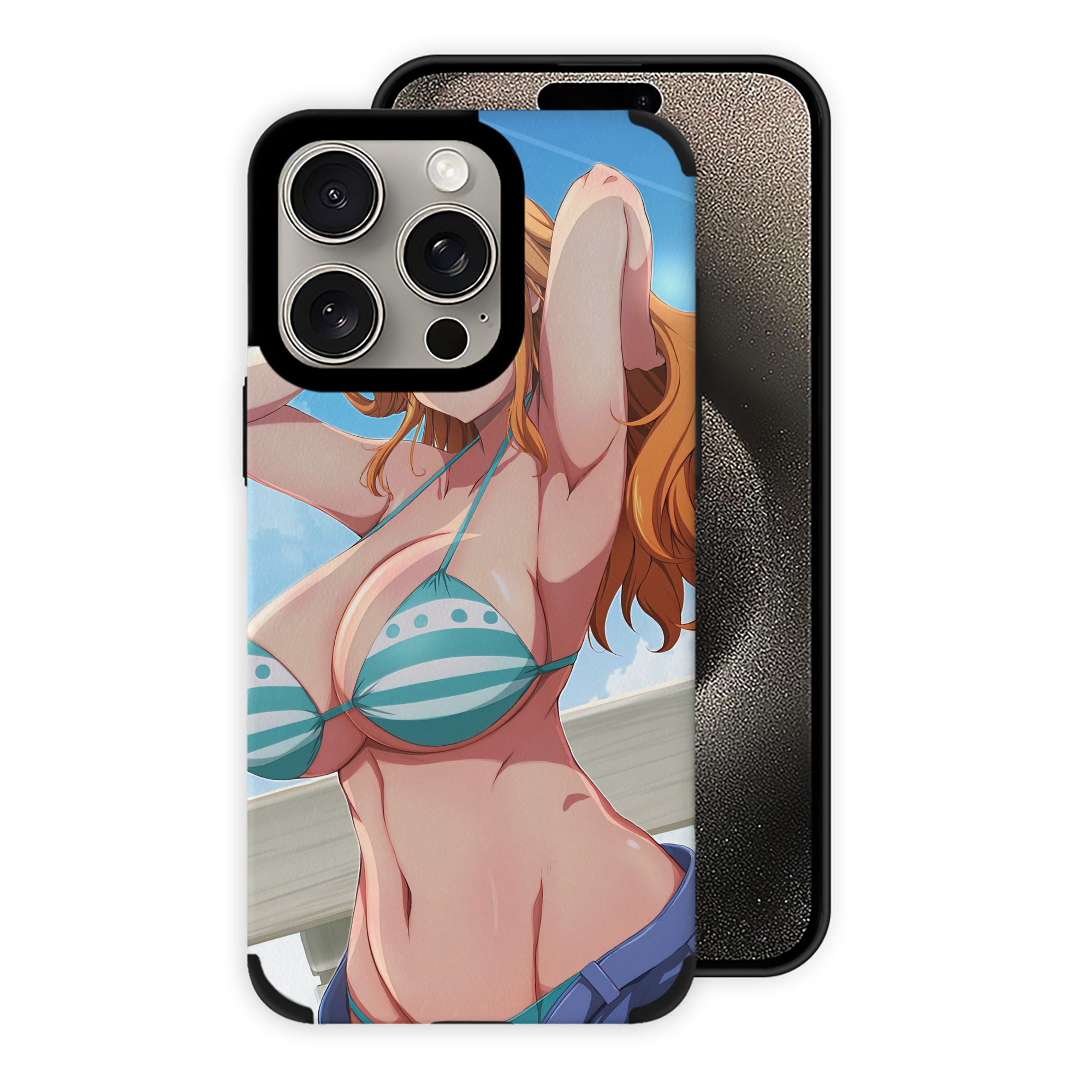 ワンピース ONE PIECE 【iPhone15ProMax対応】 PUレザー スマホケース 耐衝撃＆黄変防止