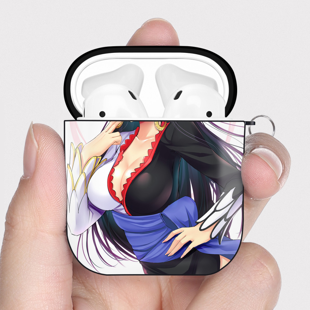 （画像用） ワンピース ONE PIECE AirPods 第2世代保護ケース ハードシェル ブラック 耐衝撃・防指紋・カラビナ付き