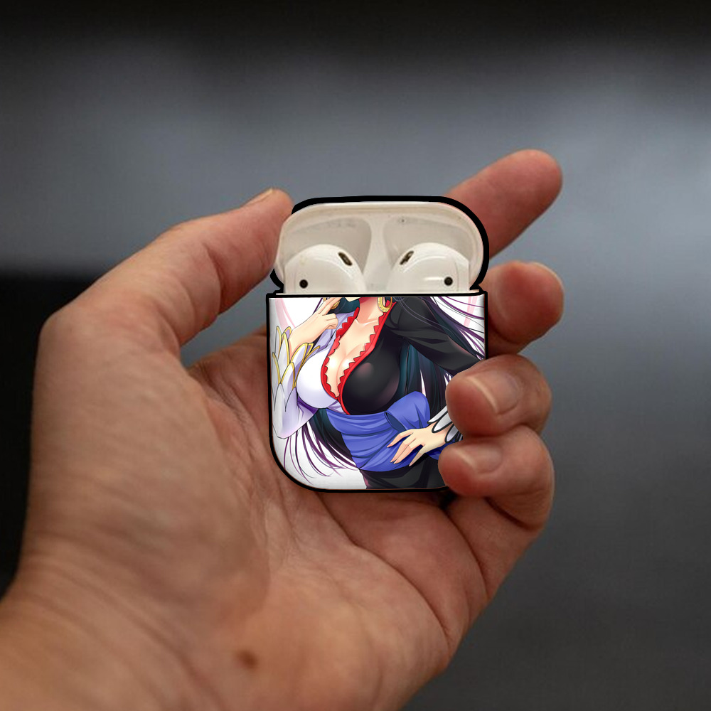 ワンピース ONE PIECE AirPods 第2世代保護ケース ハードシェル ブラック 耐衝撃・防指紋・カラビナ付き