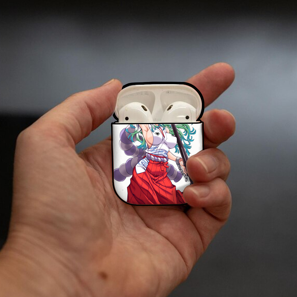 ワンピース ONE PIECE AirPods 第2世代保護ケース ハードシェル ブラック 耐衝撃・防指紋・カラビナ付き