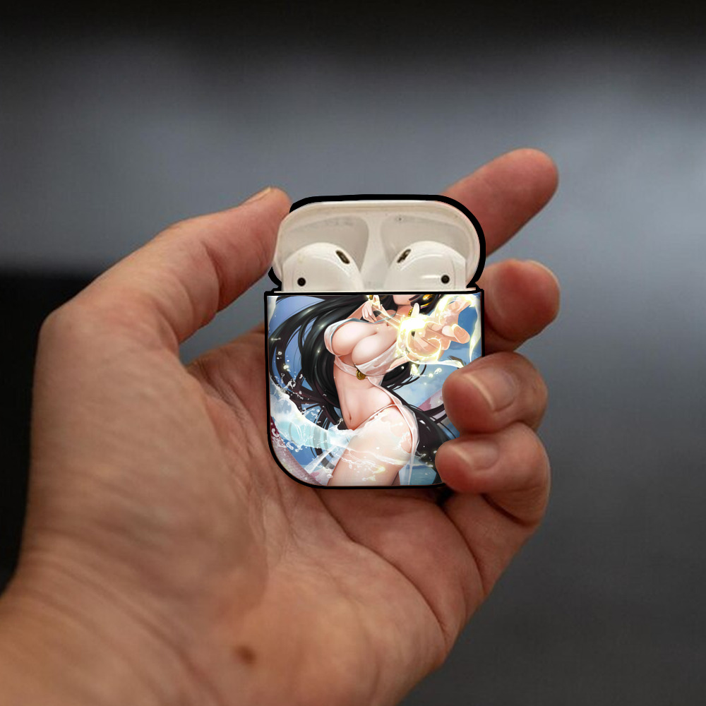 ワンピース ONE PIECE AirPods 第2世代保護ケース ハードシェル ブラック 耐衝撃・防指紋・カラビナ付き