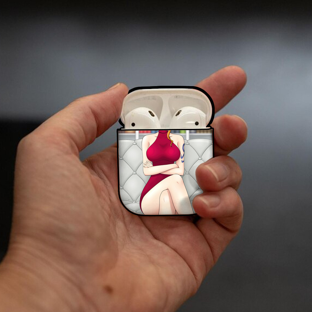 ワンピース ONE PIECE AirPods 第2世代保護ケース ハードシェル ブラック 耐衝撃・防指紋・カラビナ付き