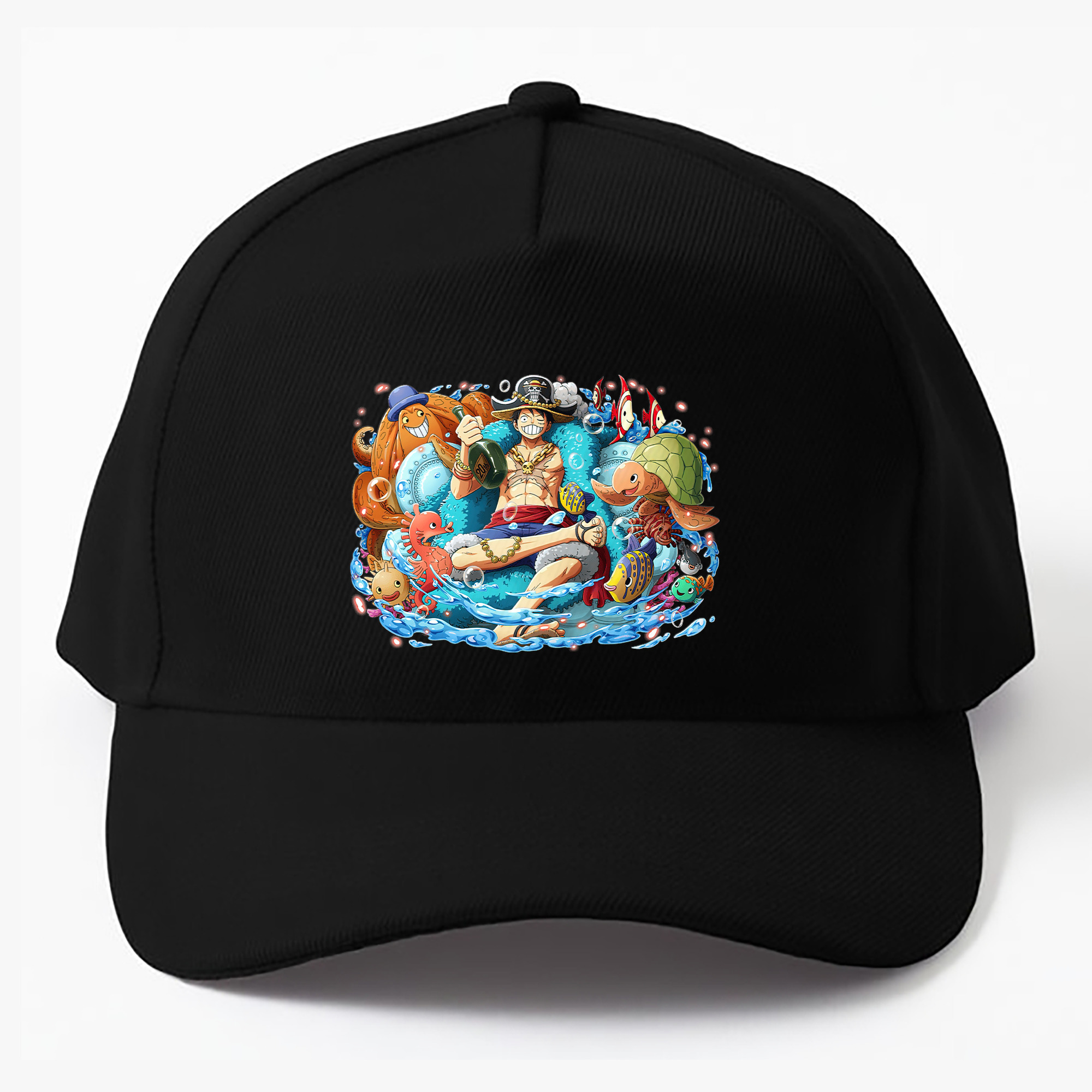 （画像用） ワンピース モンキー・D・ルフィ ONE PIECE Monkey D. Luffy ベースボールキャップ 綿100％ 男女兼用 帽子 スポーツ