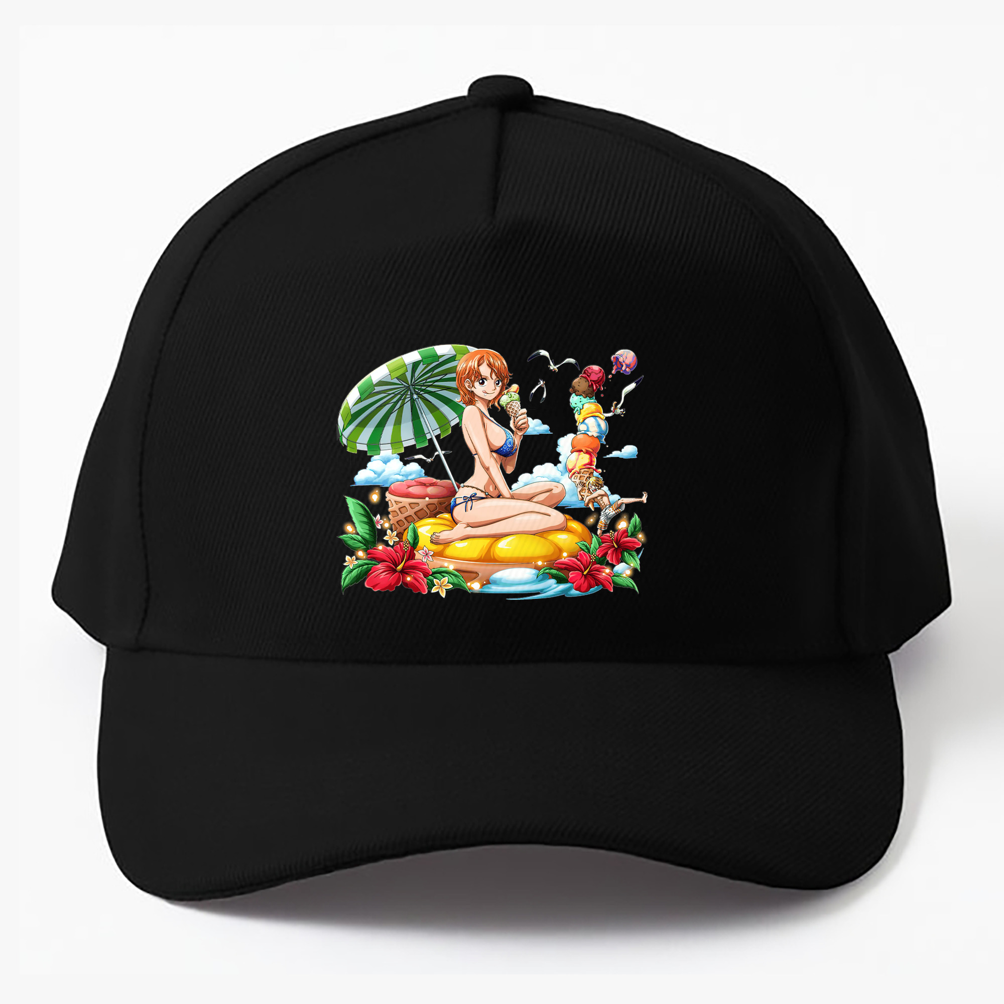 （画像用） ワンピース ナミ ONE PIECE Nami ベースボールキャップ 綿100％ 男女兼用 帽子 スポーツ