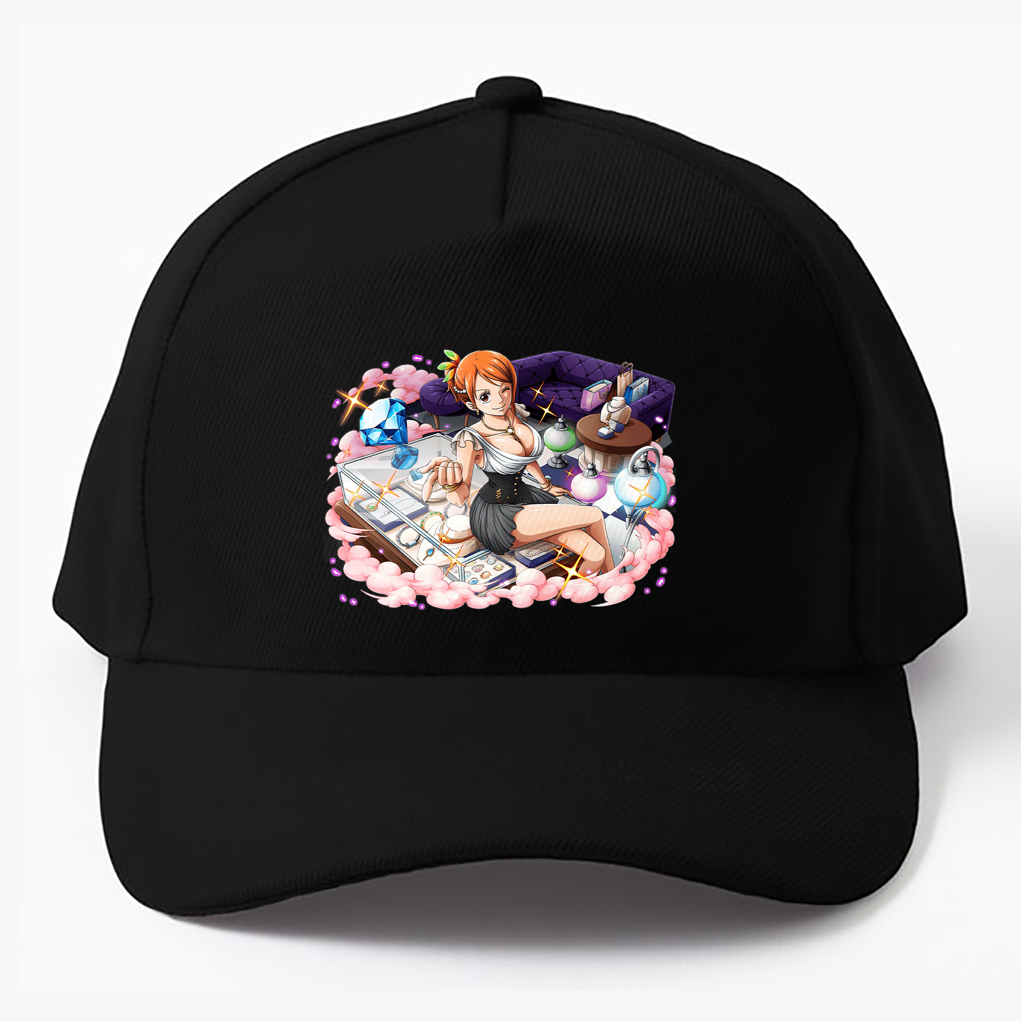 （画像用） ワンピース ナミ ONE PIECE Nami ベースボールキャップ 綿100％ 男女兼用 帽子 スポーツ