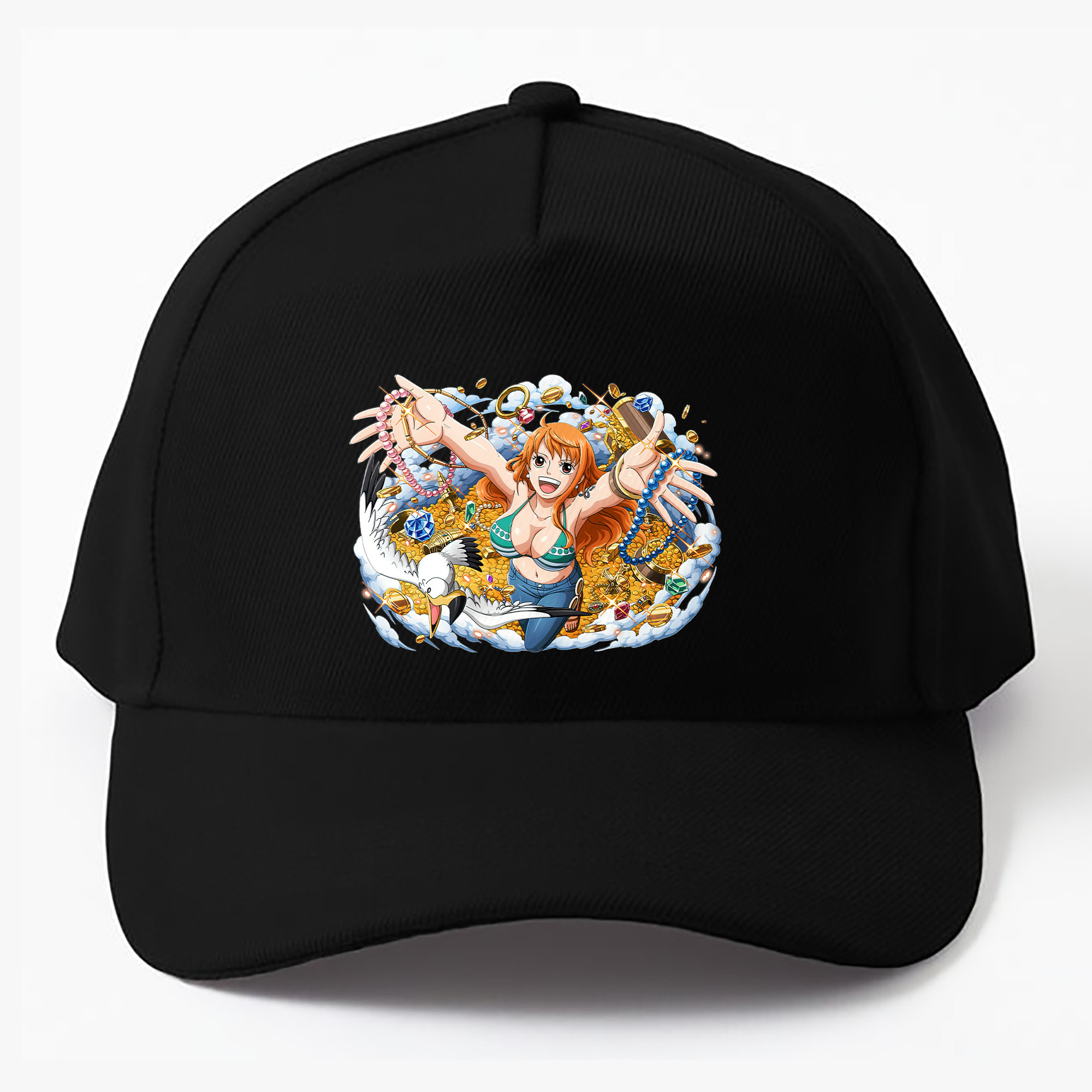 （画像用） ワンピース ナミ ONE PIECE Nami ベースボールキャップ 綿100％ 男女兼用 帽子 スポーツ