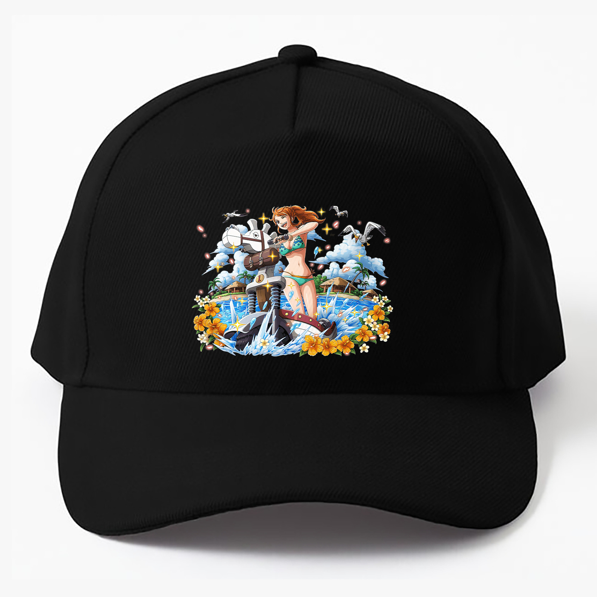 （画像用） ワンピース ナミ ONE PIECE Nami ベースボールキャップ 綿100％ 男女兼用 帽子 スポーツ