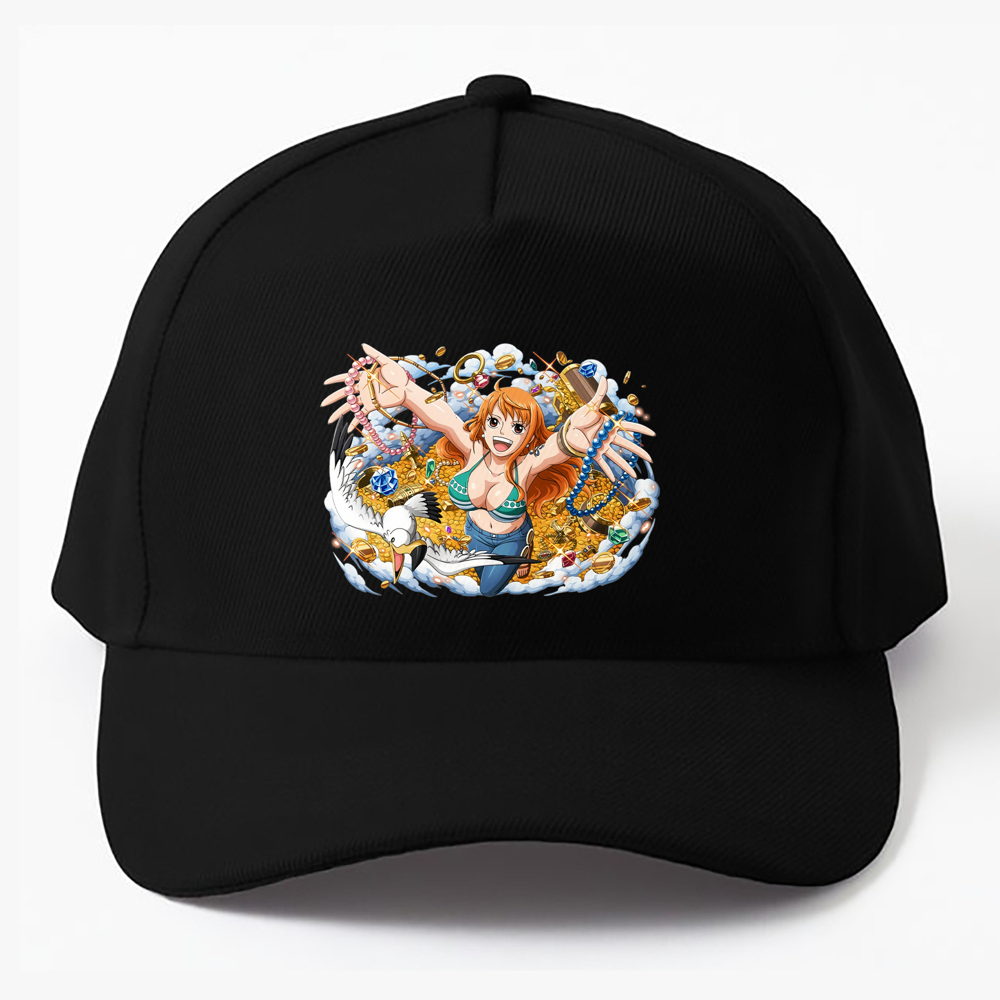 （画像用） ワンピース ナミ ONE PIECE Nami ベースボールキャップ 綿100％ 男女兼用 帽子 スポーツ