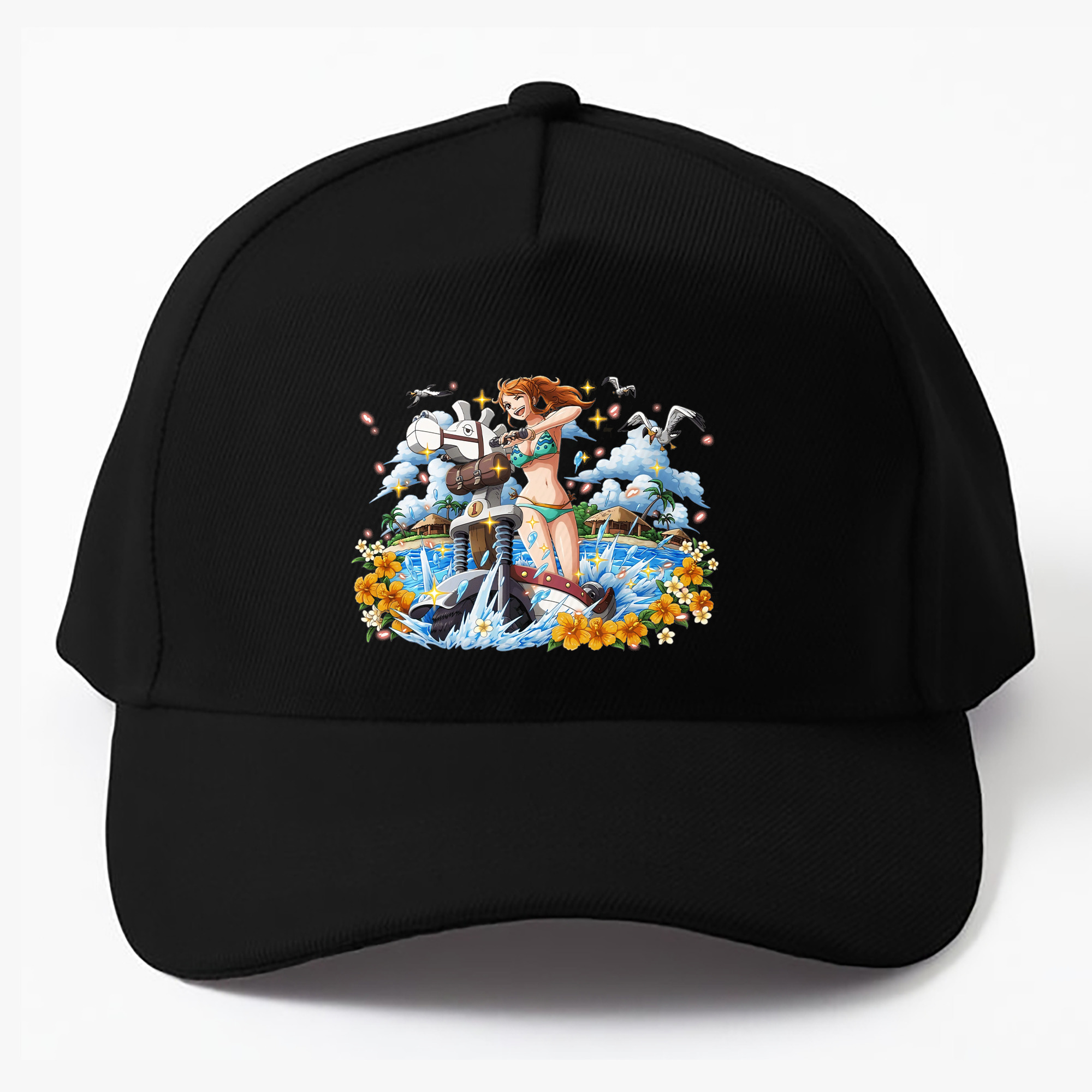 （画像用） ワンピース ナミ ONE PIECE Nami ベースボールキャップ 綿100％ 男女兼用 帽子 スポーツ