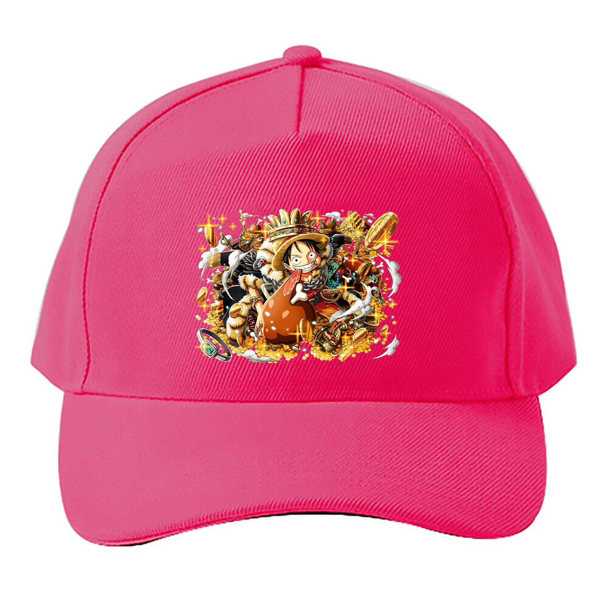 （画像用） ワンピース モンキー・D・ルフィ ONE PIECE Monkey D. Luffy ベースボールキャップ 綿100％ 男女兼用 帽子 スポーツ