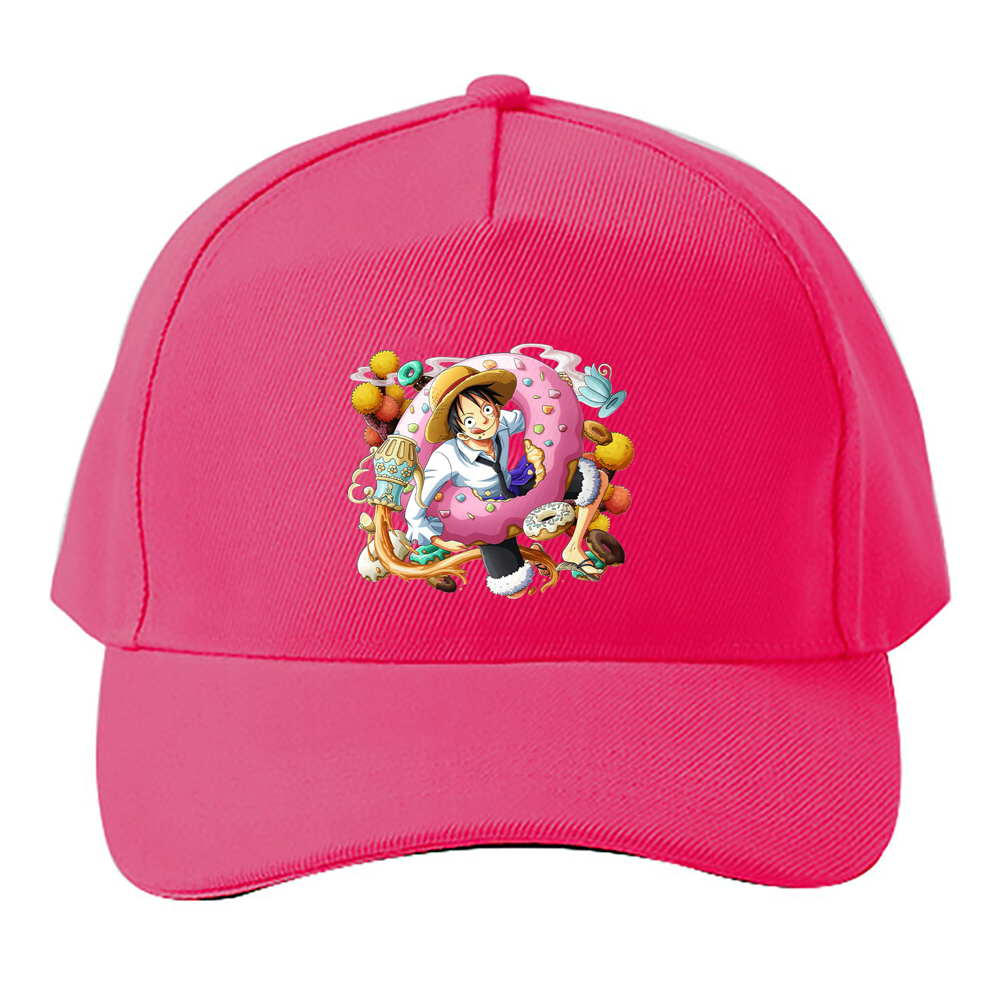 （画像用） ワンピース モンキー・D・ルフィ ONE PIECE Monkey D. Luffy ベースボールキャップ 綿100％ 男女兼用 帽子 スポーツ