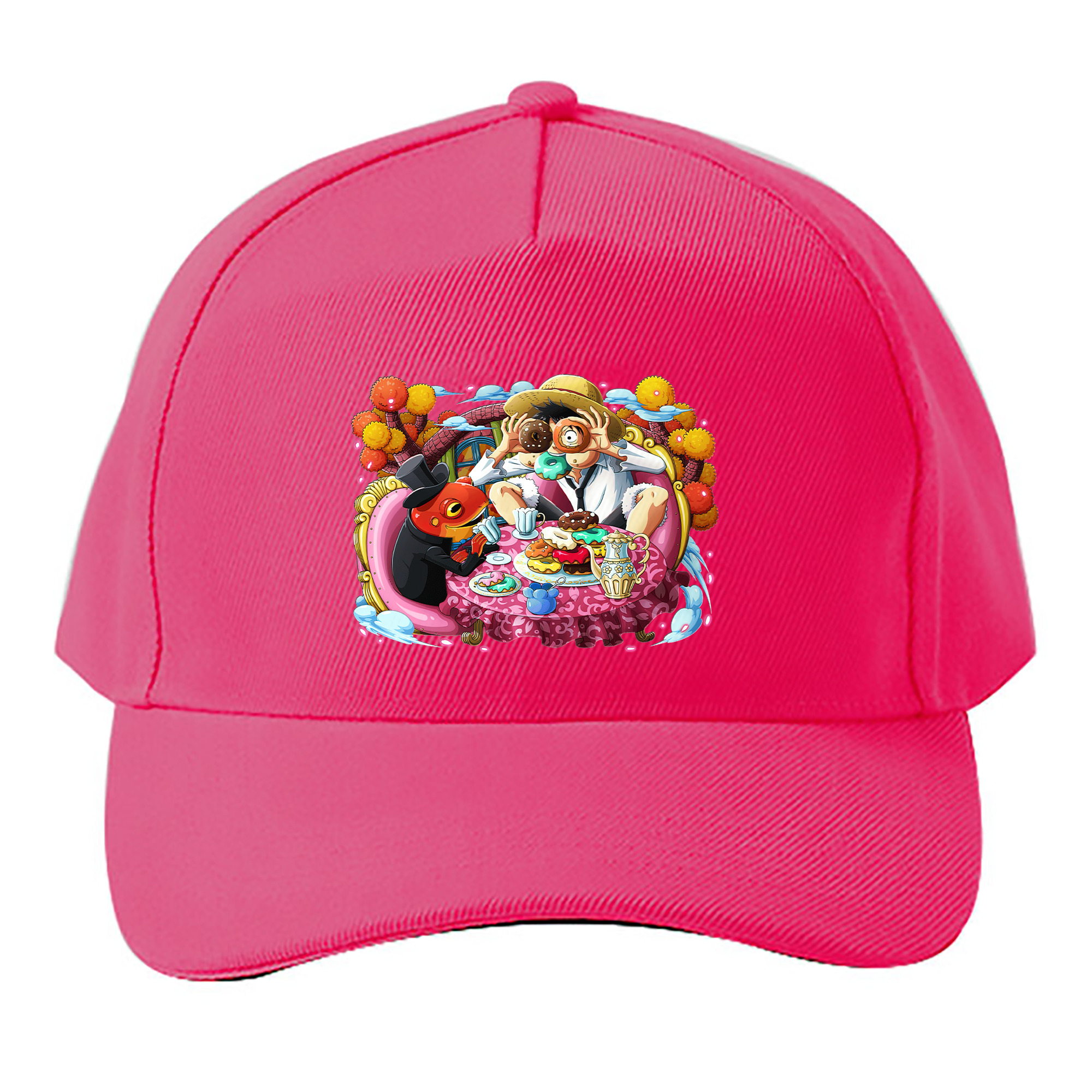 （画像用） ワンピース モンキー・D・ルフィ ONE PIECE Monkey D. Luffy ベースボールキャップ 綿100％ 男女兼用 帽子 スポーツ