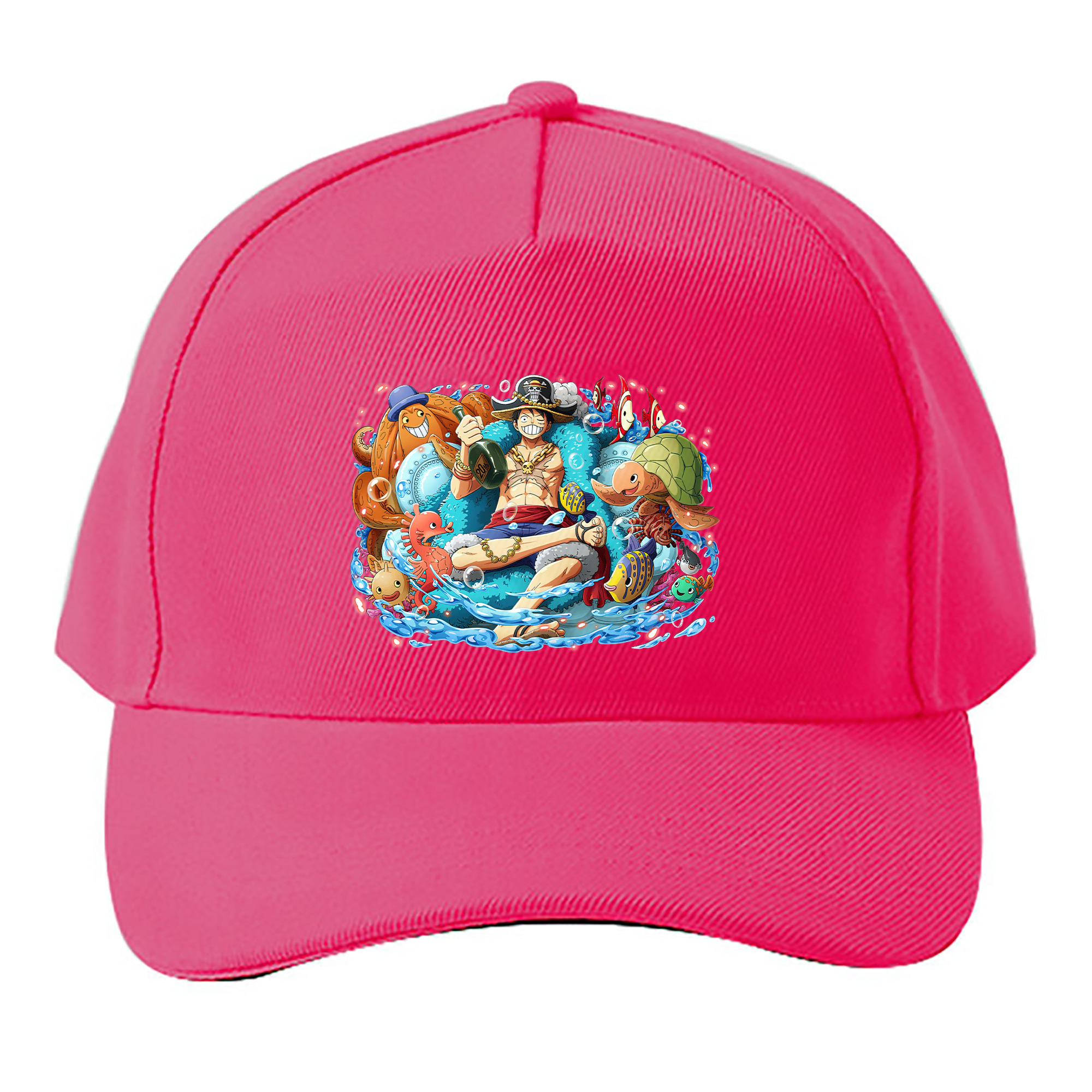 （画像用） ワンピース モンキー・D・ルフィ ONE PIECE Monkey D. Luffy ベースボールキャップ 綿100％ 男女兼用 帽子 スポーツ