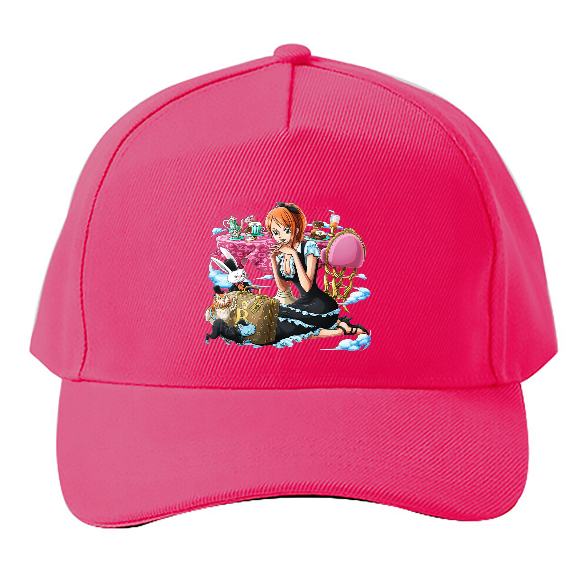 （画像用） ワンピース ナミ ONE PIECE Nami ベースボールキャップ 綿100％ 男女兼用 帽子 スポーツ