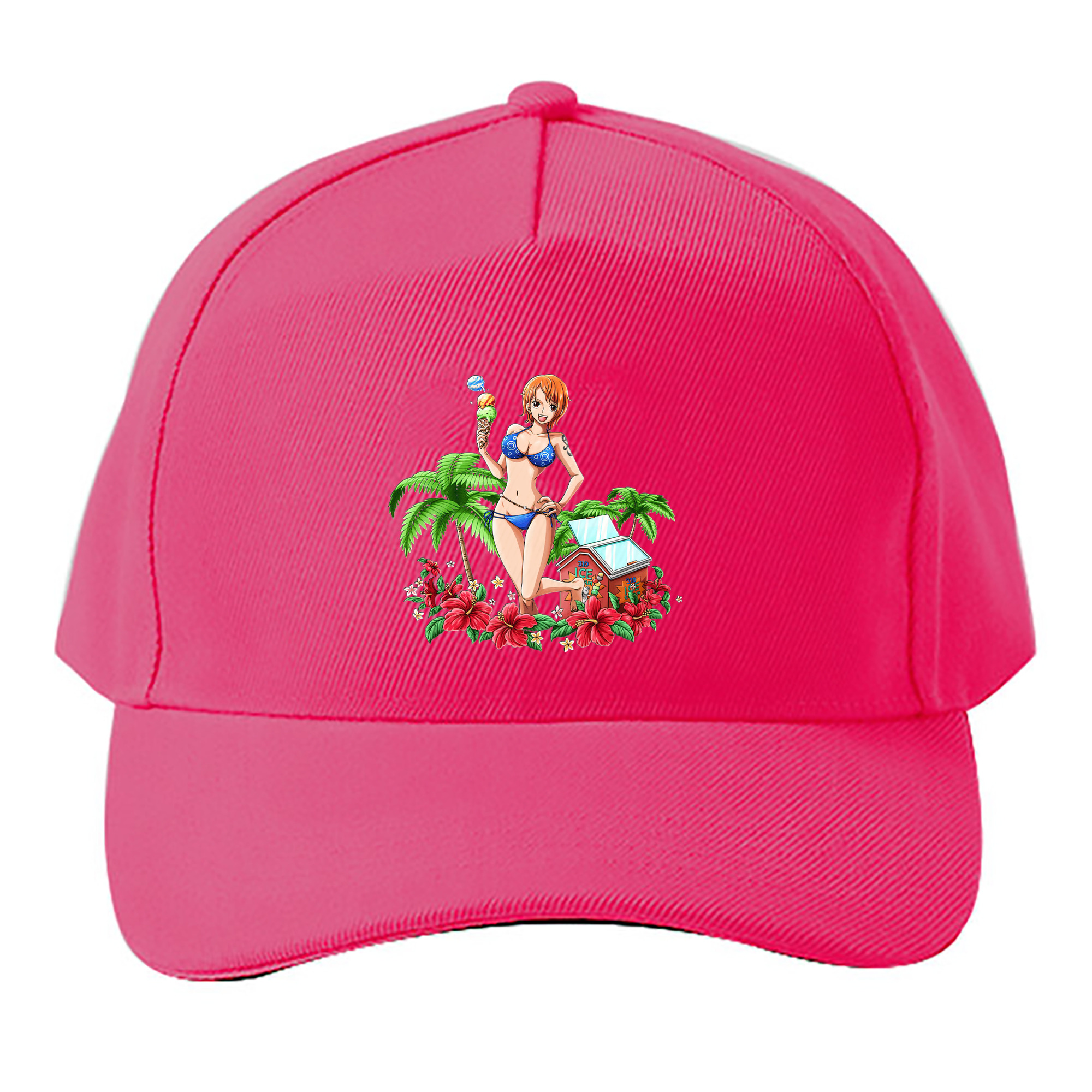 （画像用） ワンピース ナミ ONE PIECE Nami ベースボールキャップ 綿100％ 男女兼用 帽子 スポーツ