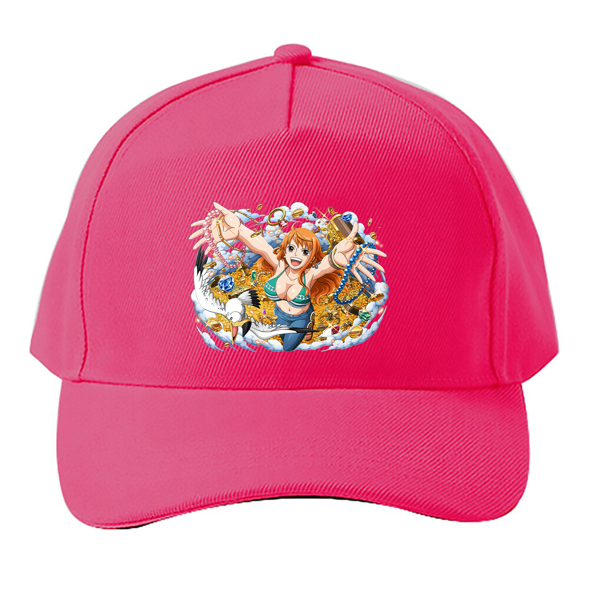 （画像用） ワンピース ナミ ONE PIECE Nami ベースボールキャップ 綿100％ 男女兼用 帽子 スポーツ