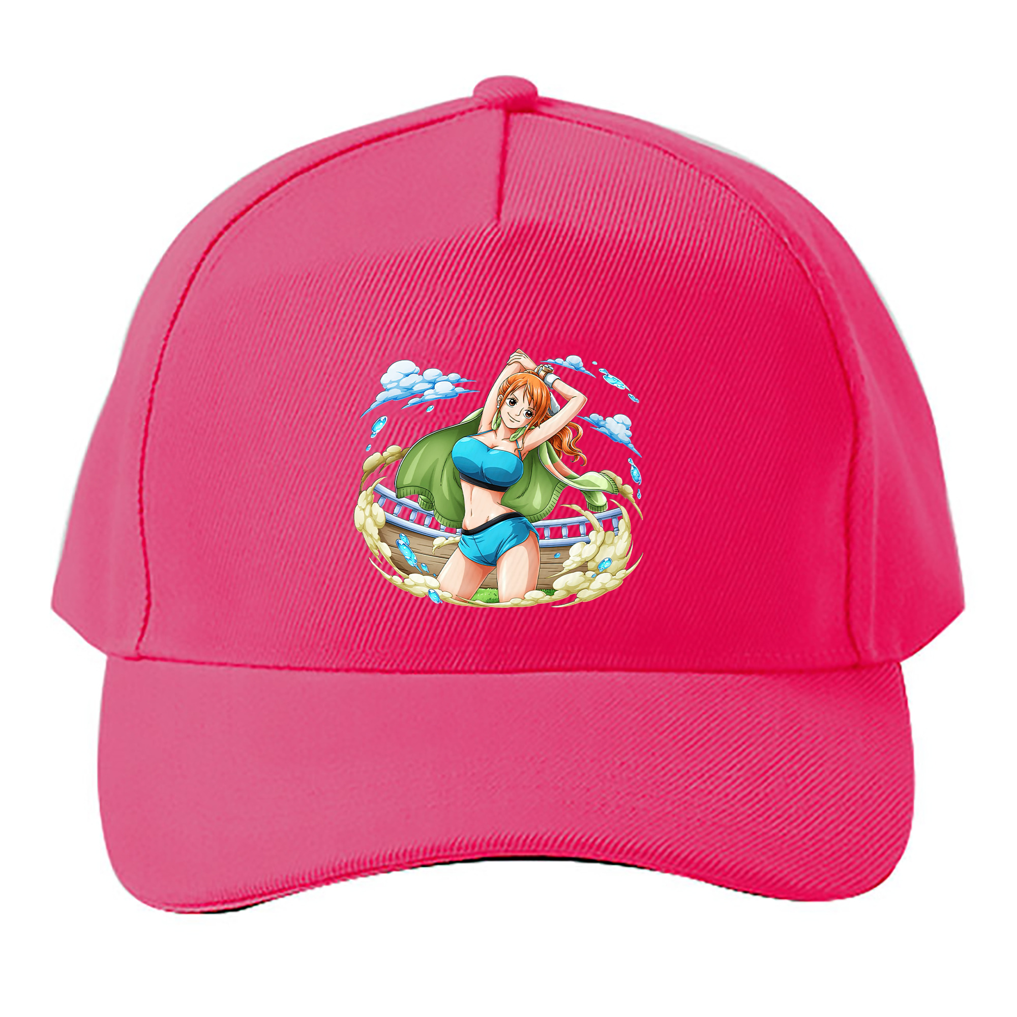（画像用） ワンピース ナミ ONE PIECE Nami ベースボールキャップ 綿100％ 男女兼用 帽子 スポーツ