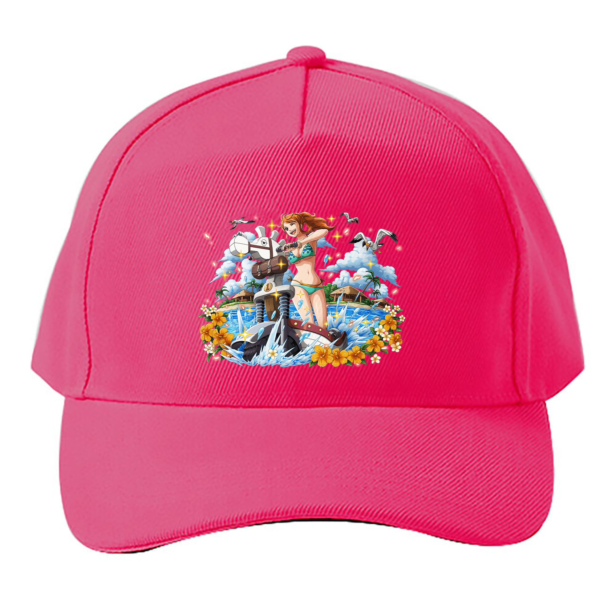 （画像用） ワンピース ナミ ONE PIECE Nami ベースボールキャップ 綿100％ 男女兼用 帽子 スポーツ