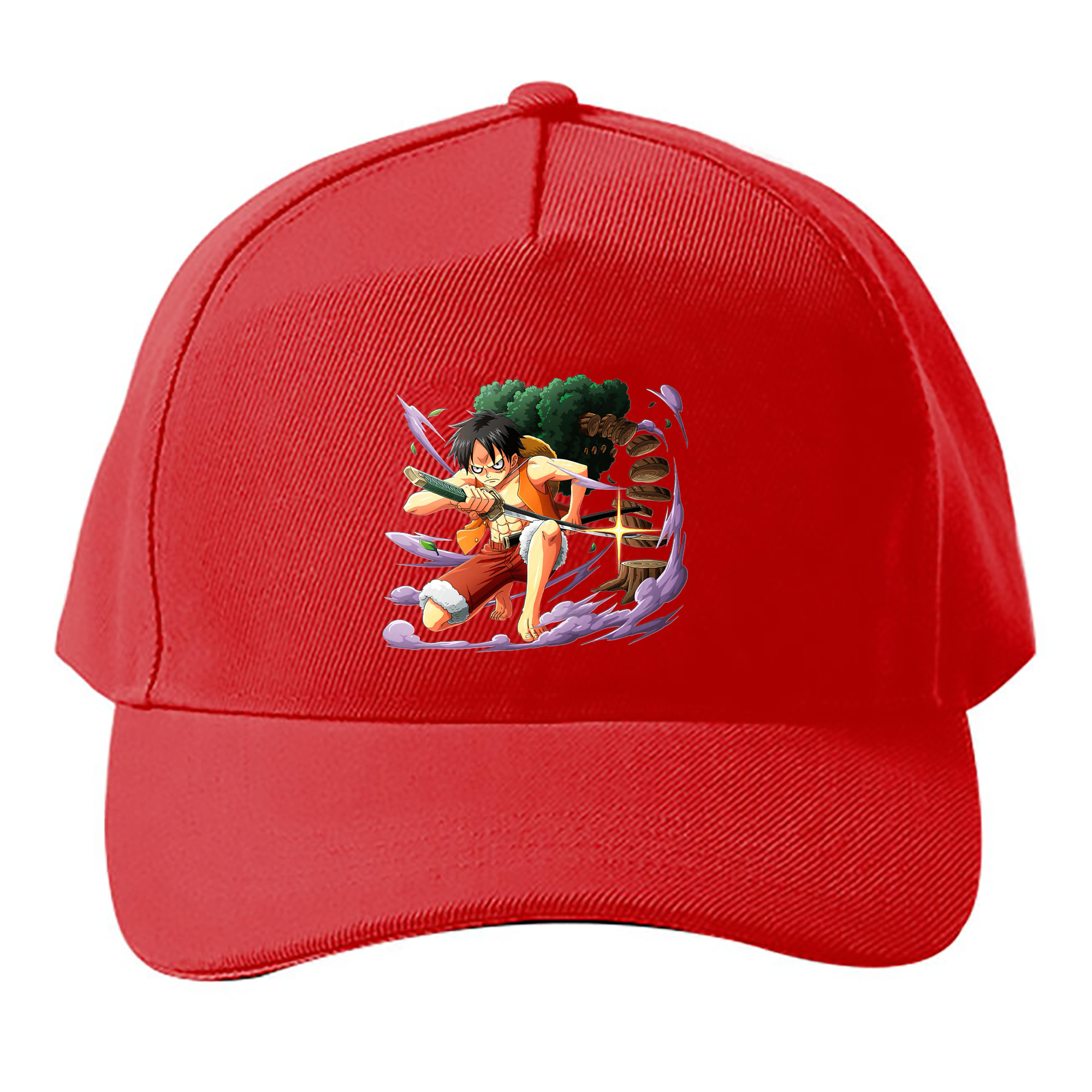 （画像用） ワンピース モンキー・D・ルフィ ONE PIECE Monkey D. Luffy ベースボールキャップ 綿100％ 男女兼用 帽子 スポーツ