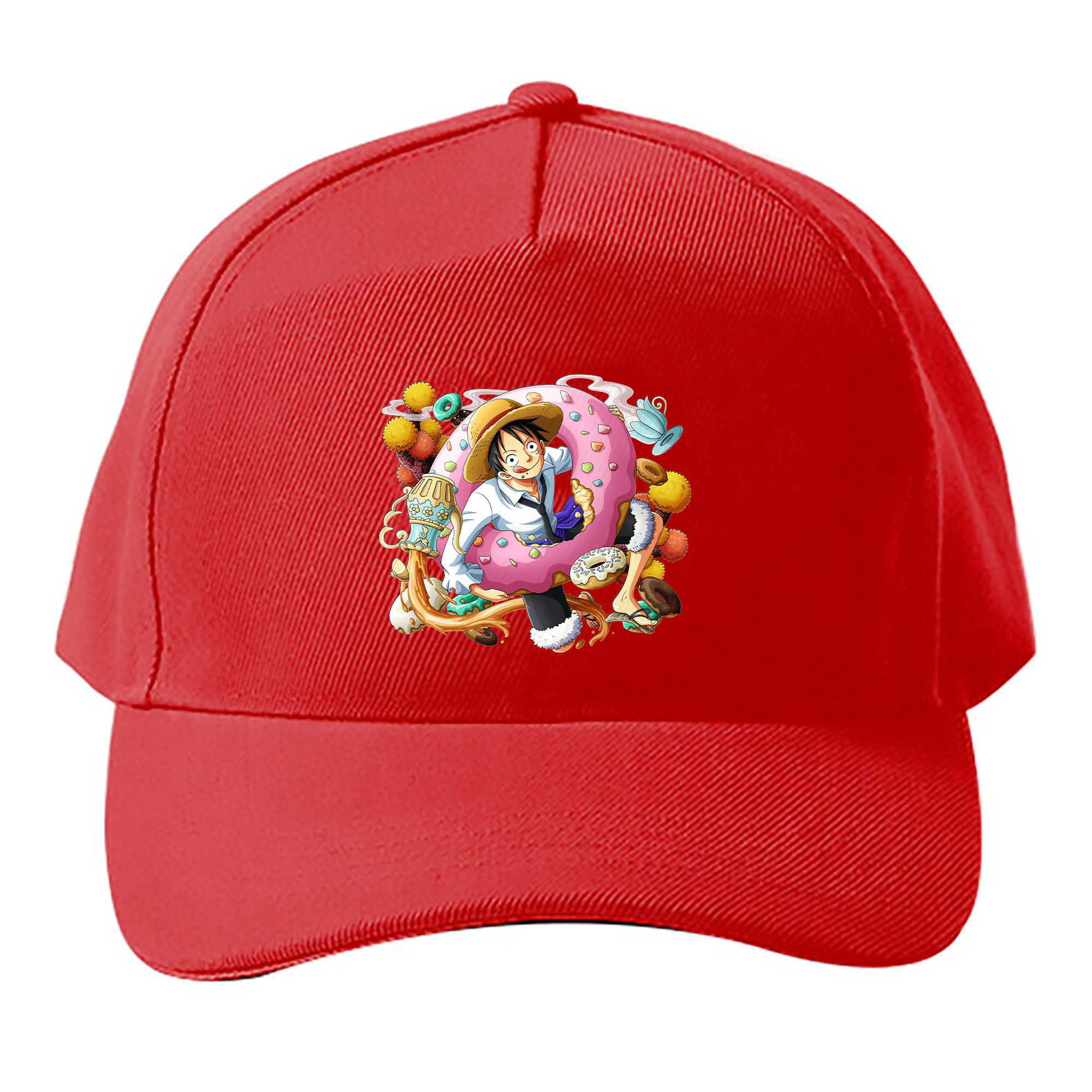 （画像用） ワンピース モンキー・D・ルフィ ONE PIECE Monkey D. Luffy ベースボールキャップ 綿100％ 男女兼用 帽子 スポーツ