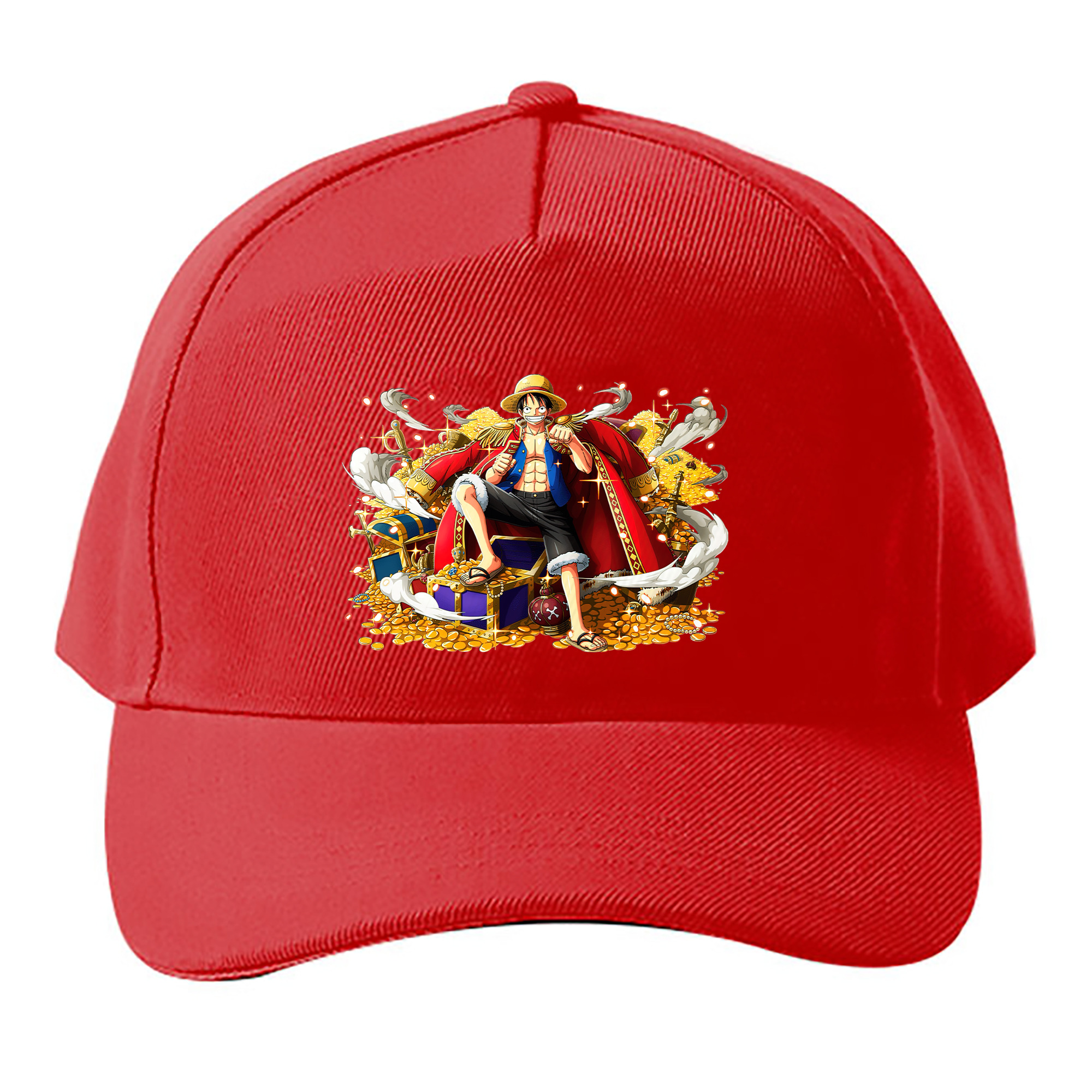 （画像用） ワンピース モンキー・D・ルフィ ONE PIECE Monkey D. Luffy ベースボールキャップ 綿100％ 男女兼用 帽子 スポーツ