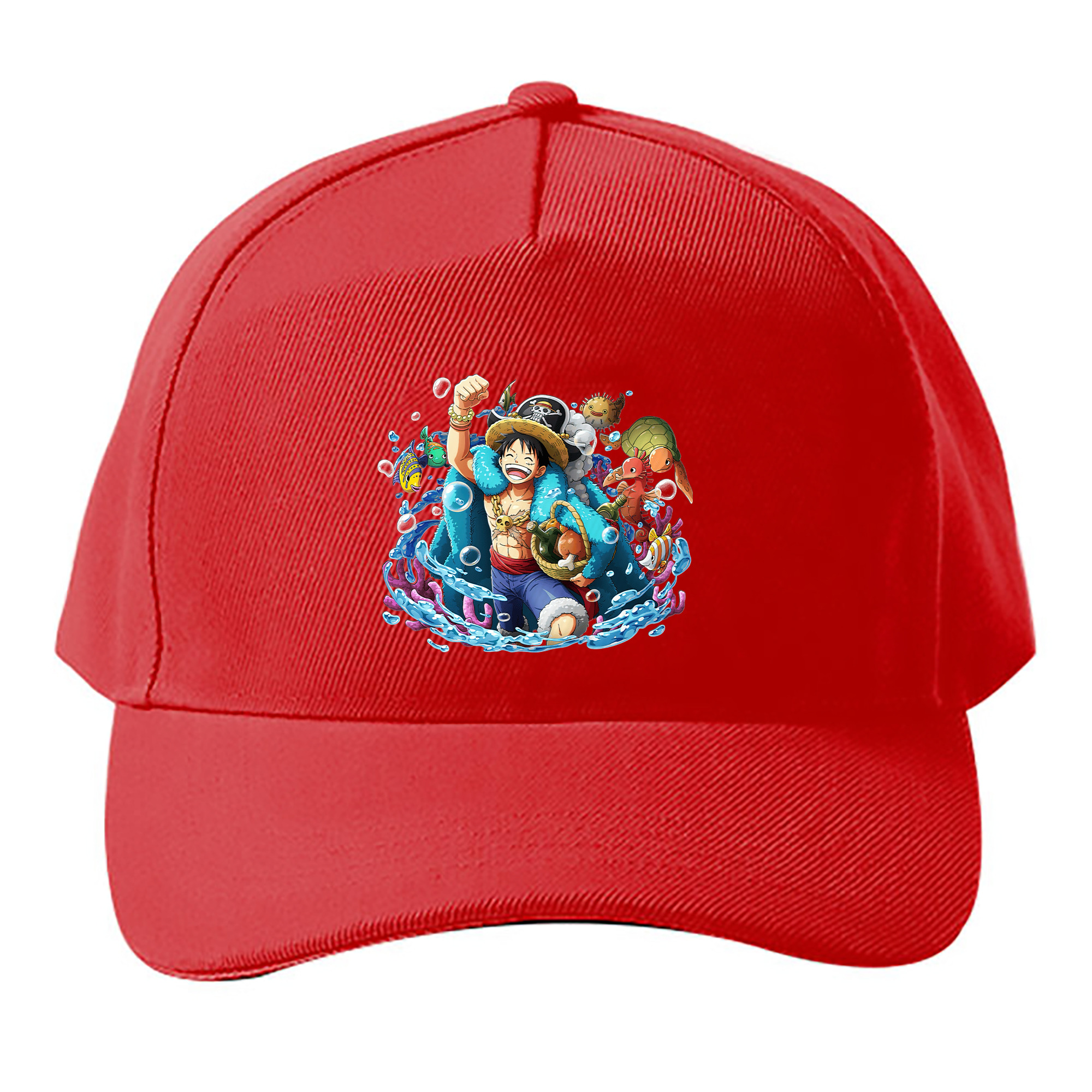 （画像用） ワンピース モンキー・D・ルフィ ONE PIECE Monkey D. Luffy ベースボールキャップ 綿100％ 男女兼用 帽子 スポーツ