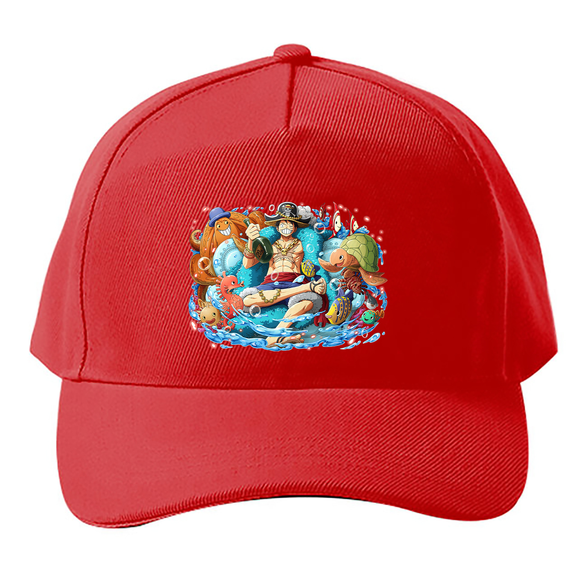 （画像用） ワンピース モンキー・D・ルフィ ONE PIECE Monkey D. Luffy ベースボールキャップ 綿100％ 男女兼用 帽子 スポーツ