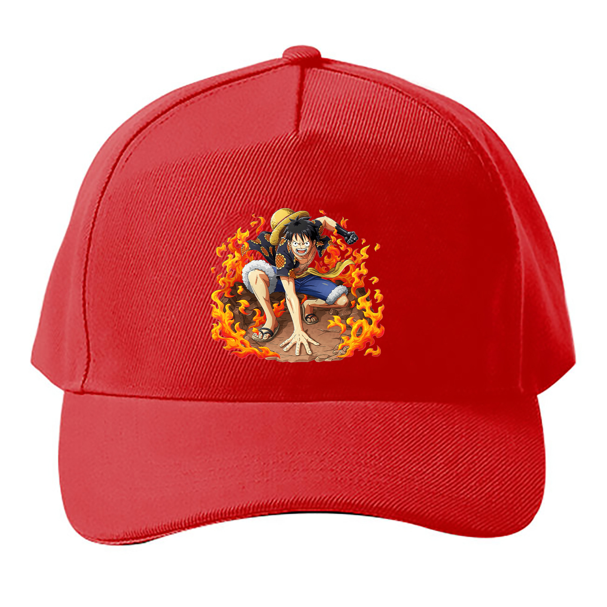 （画像用） ワンピース モンキー・D・ルフィ ONE PIECE Monkey D. Luffy ベースボールキャップ 綿100％ 男女兼用 帽子 スポーツ