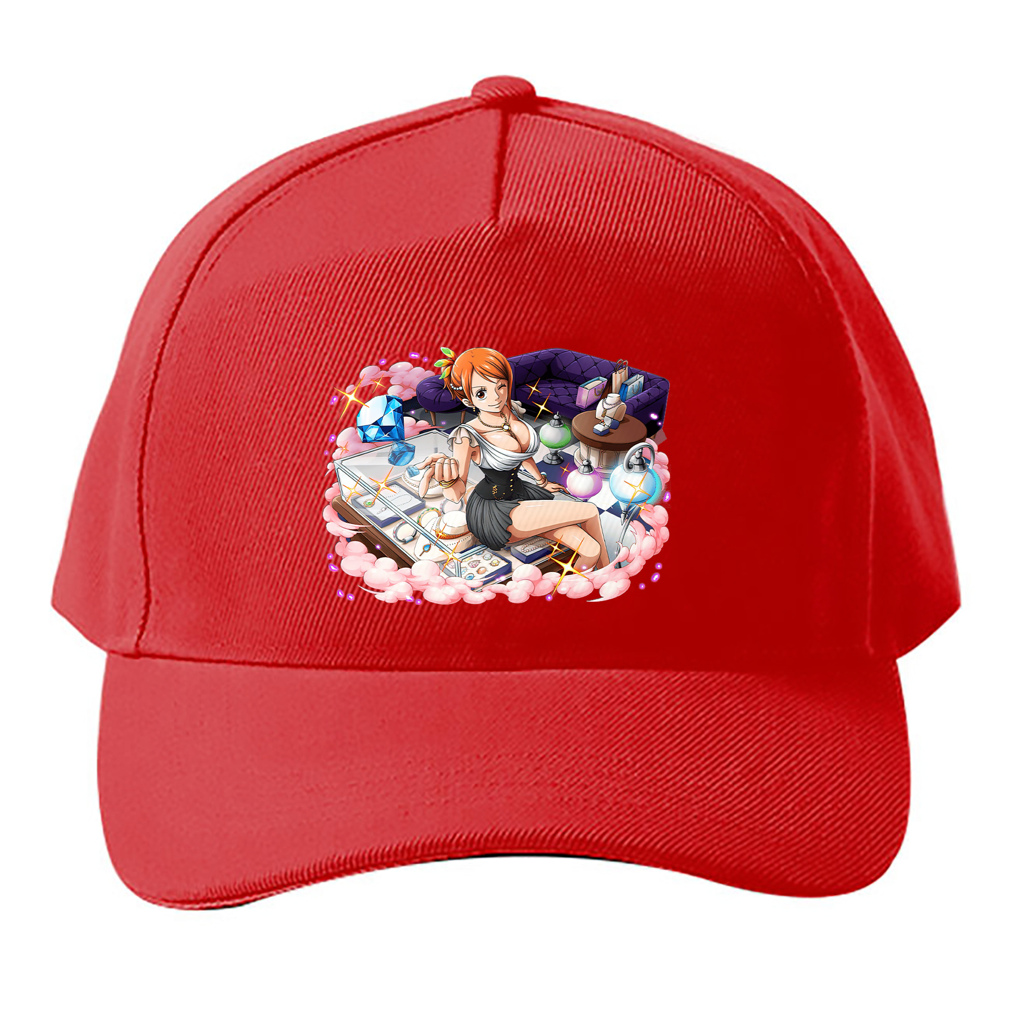 （画像用） ワンピース ナミ ONE PIECE Nami ベースボールキャップ 綿100％ 男女兼用 帽子 スポーツ