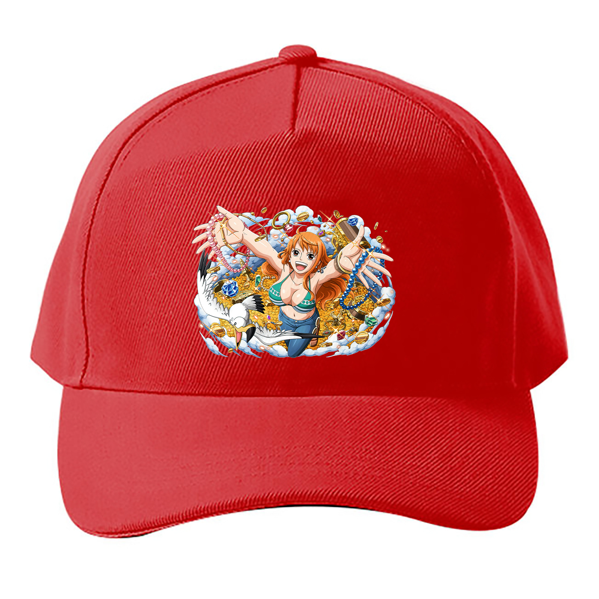 （画像用） ワンピース ナミ ONE PIECE Nami ベースボールキャップ 綿100％ 男女兼用 帽子 スポーツ