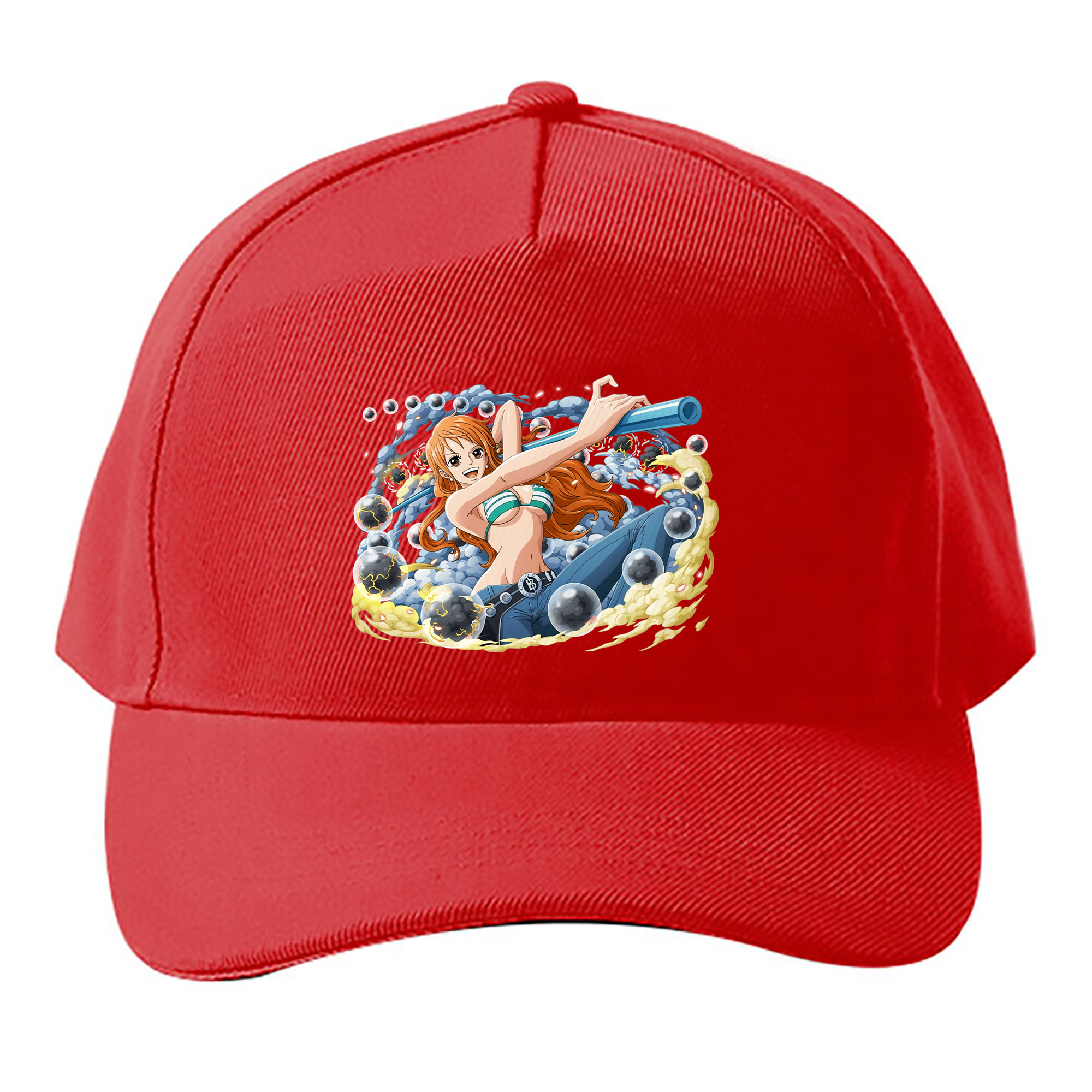 （画像用） ワンピース ナミ ONE PIECE Nami ベースボールキャップ 綿100％ 男女兼用 帽子 スポーツ