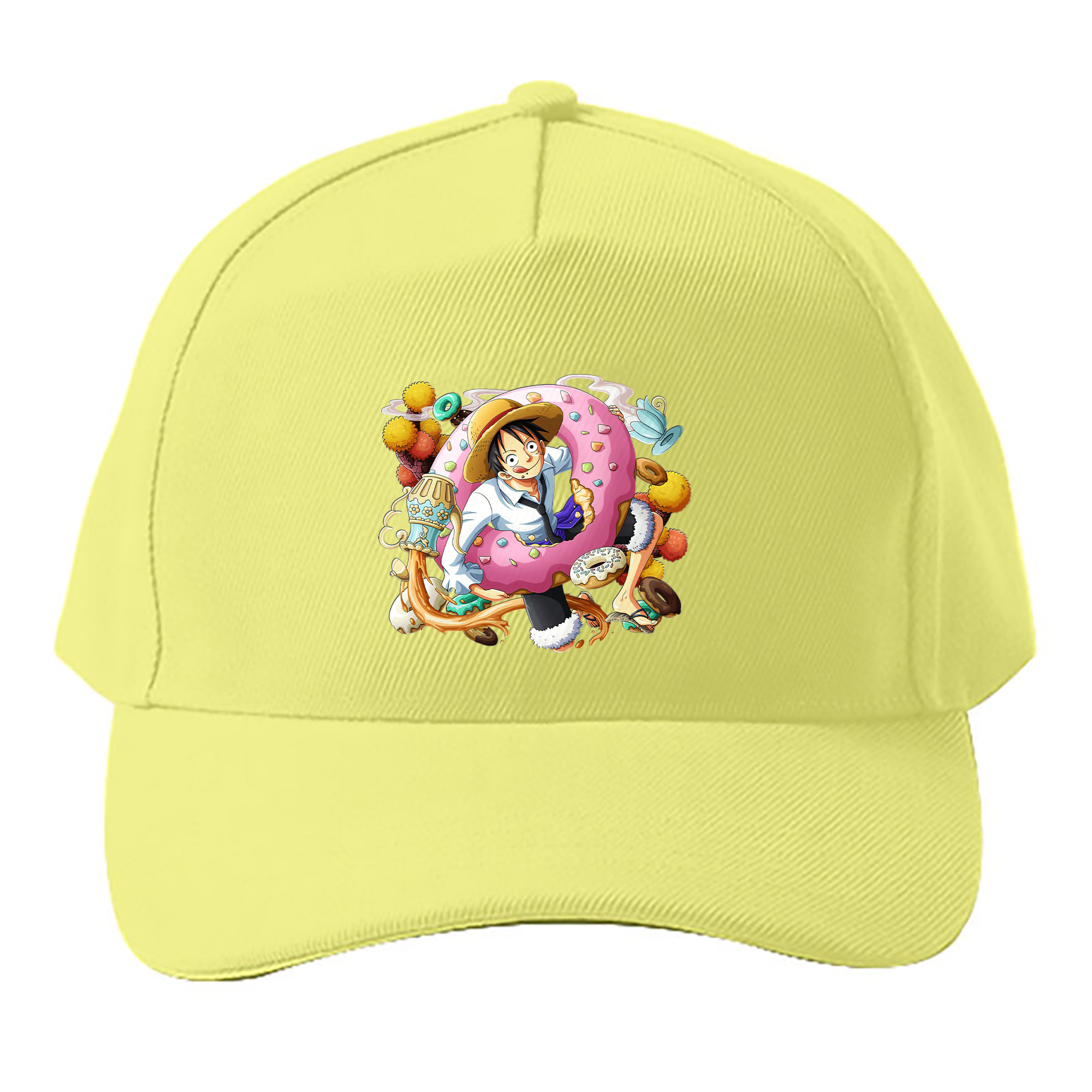（画像用） ワンピース モンキー・D・ルフィ ONE PIECE Monkey D. Luffy ベースボールキャップ 綿100％ 男女兼用 帽子 スポーツ