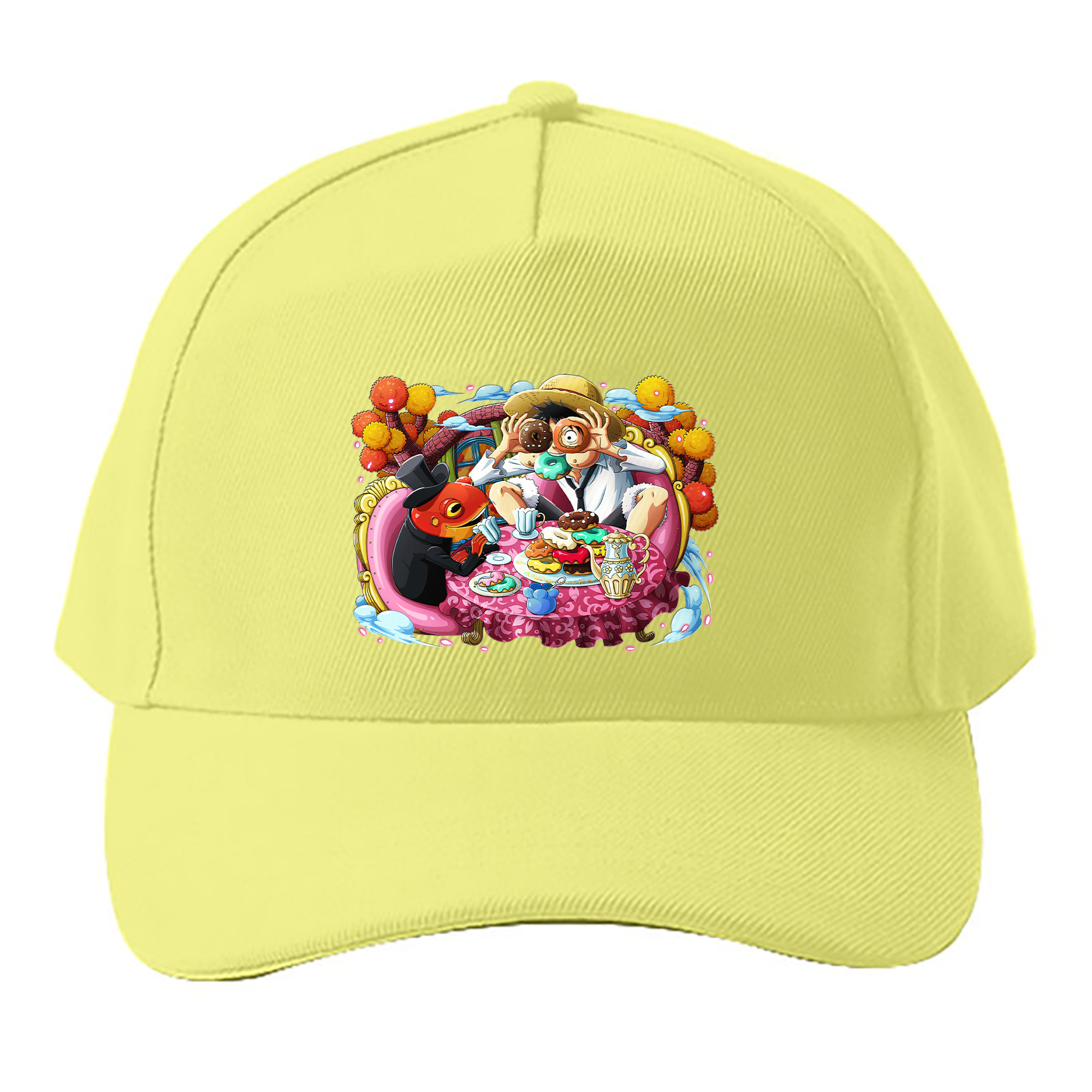 （画像用） ワンピース モンキー・D・ルフィ ONE PIECE Monkey D. Luffy ベースボールキャップ 綿100％ 男女兼用 帽子 スポーツ