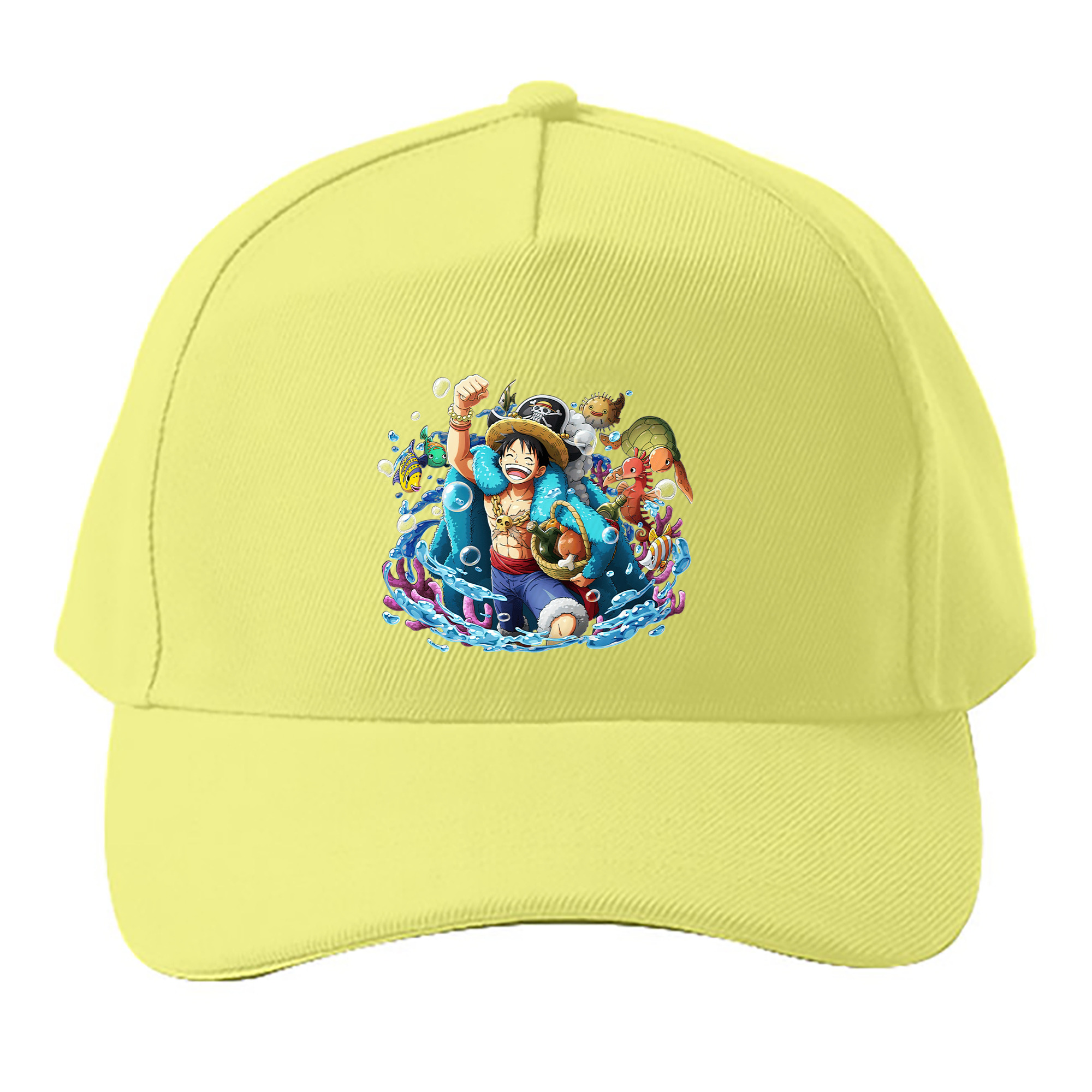 （画像用） ワンピース モンキー・D・ルフィ ONE PIECE Monkey D. Luffy ベースボールキャップ 綿100％ 男女兼用 帽子 スポーツ