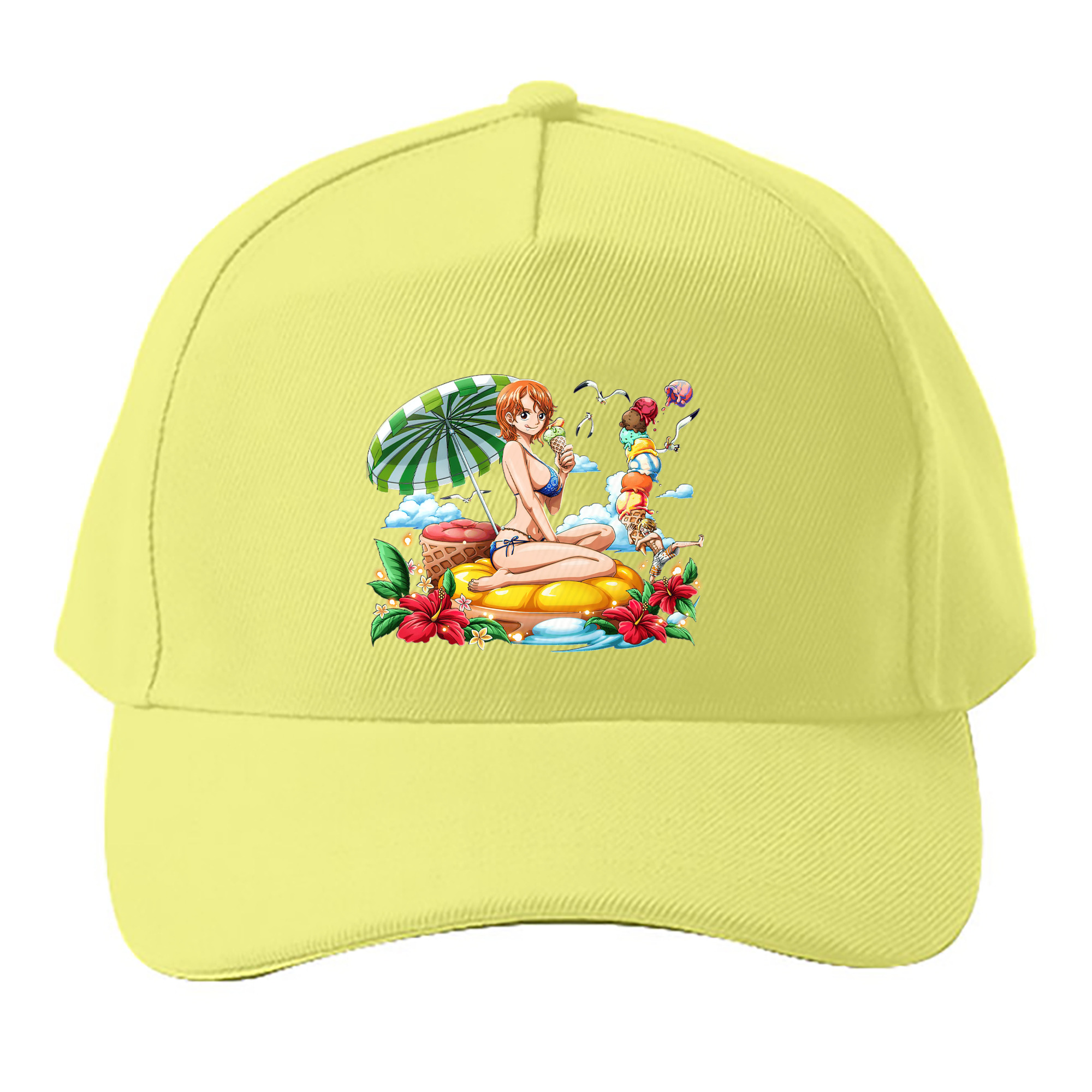 （画像用） ワンピース ナミ ONE PIECE Nami ベースボールキャップ 綿100％ 男女兼用 帽子 スポーツ