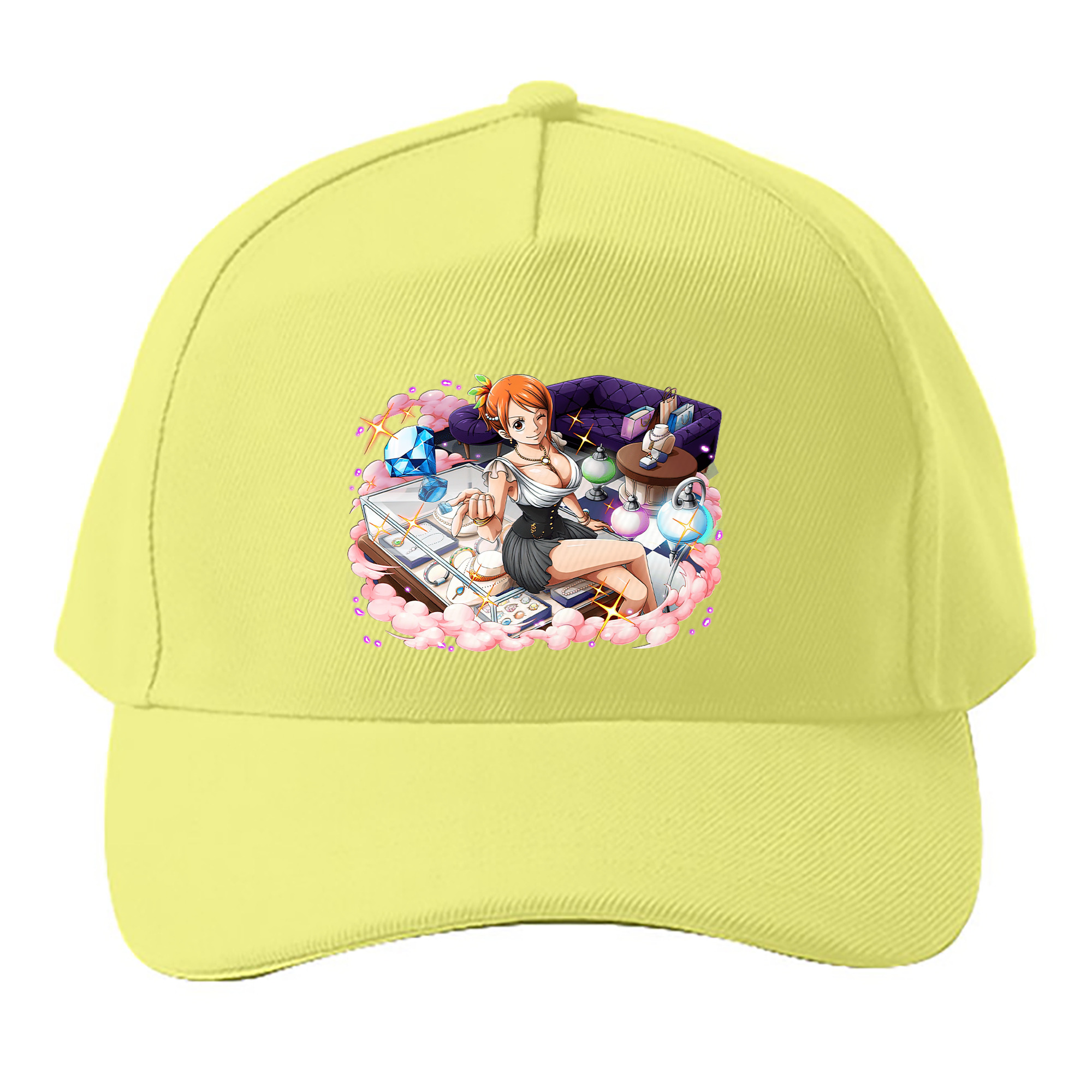 （画像用） ワンピース ナミ ONE PIECE Nami ベースボールキャップ 綿100％ 男女兼用 帽子 スポーツ