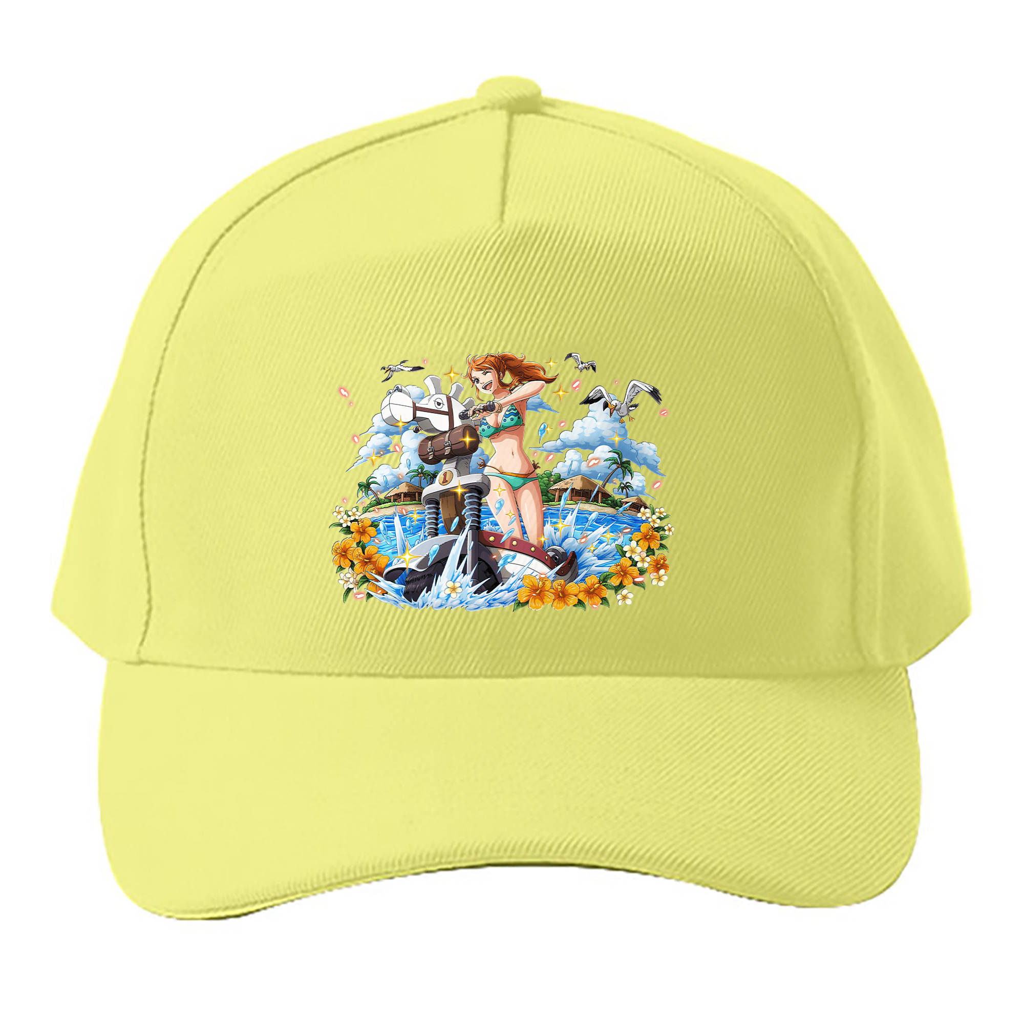 （画像用） ワンピース ナミ ONE PIECE Nami ベースボールキャップ 綿100％ 男女兼用 帽子 スポーツ