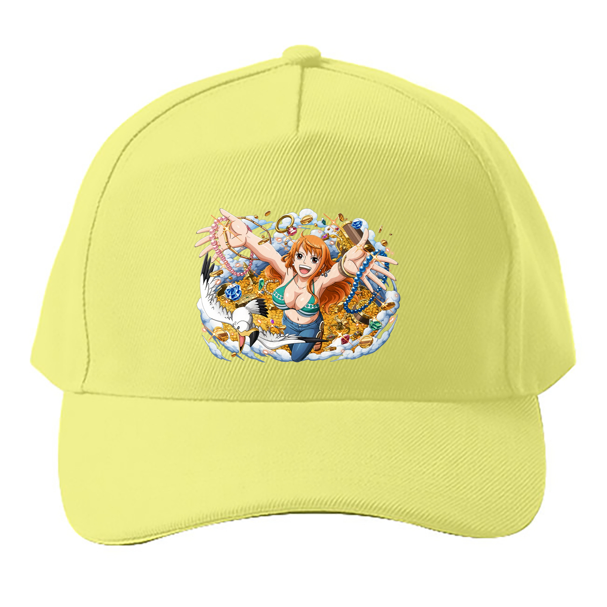（画像用） ワンピース ナミ ONE PIECE Nami ベースボールキャップ 綿100％ 男女兼用 帽子 スポーツ