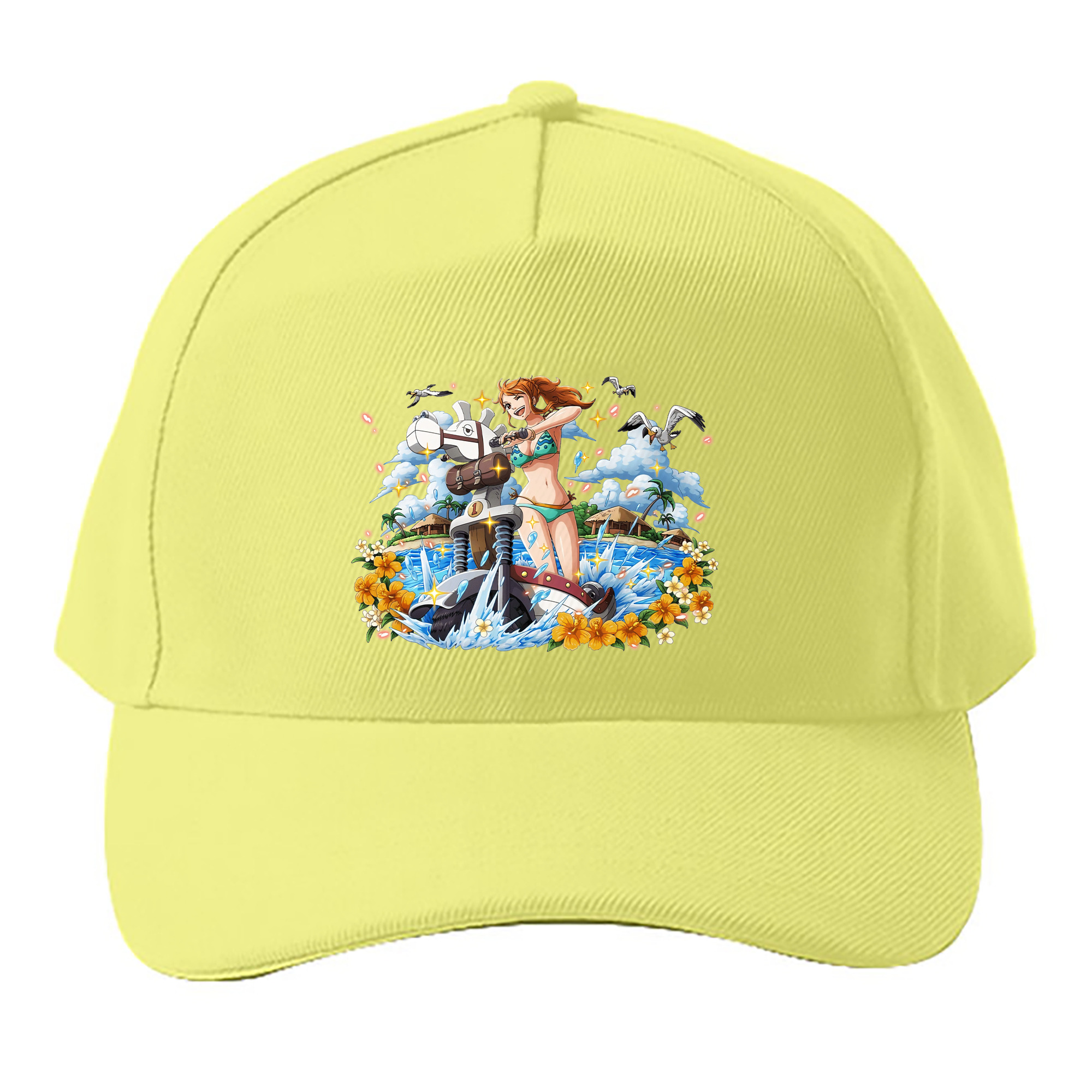 （画像用） ワンピース ナミ ONE PIECE Nami ベースボールキャップ 綿100％ 男女兼用 帽子 スポーツ