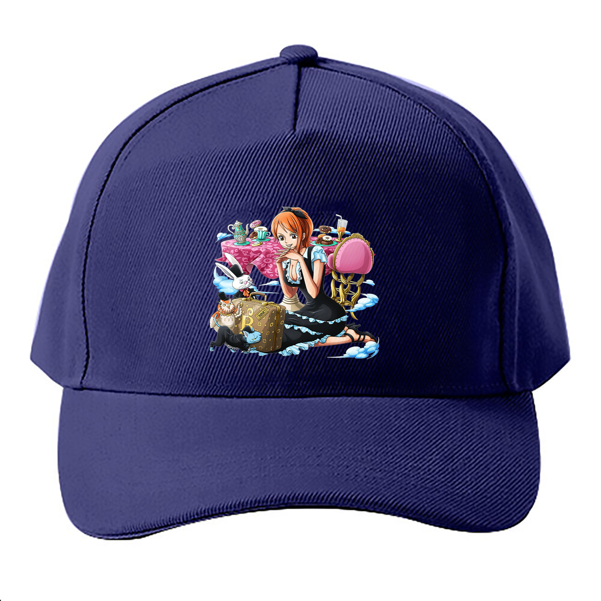 （画像用） ワンピース ナミ ONE PIECE Nami ベースボールキャップ 綿100％ 男女兼用 帽子 スポーツ