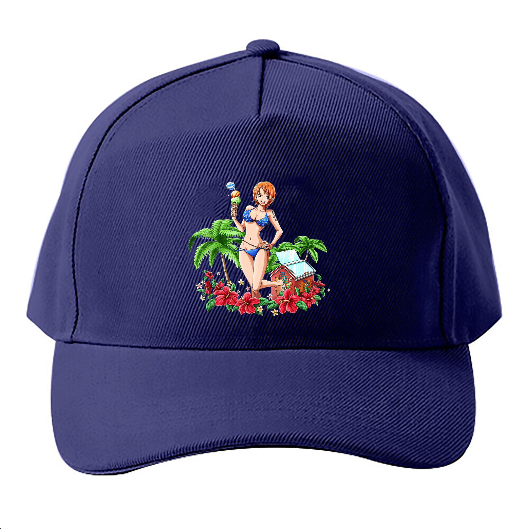 （画像用） ワンピース ナミ ONE PIECE Nami ベースボールキャップ 綿100％ 男女兼用 帽子 スポーツ