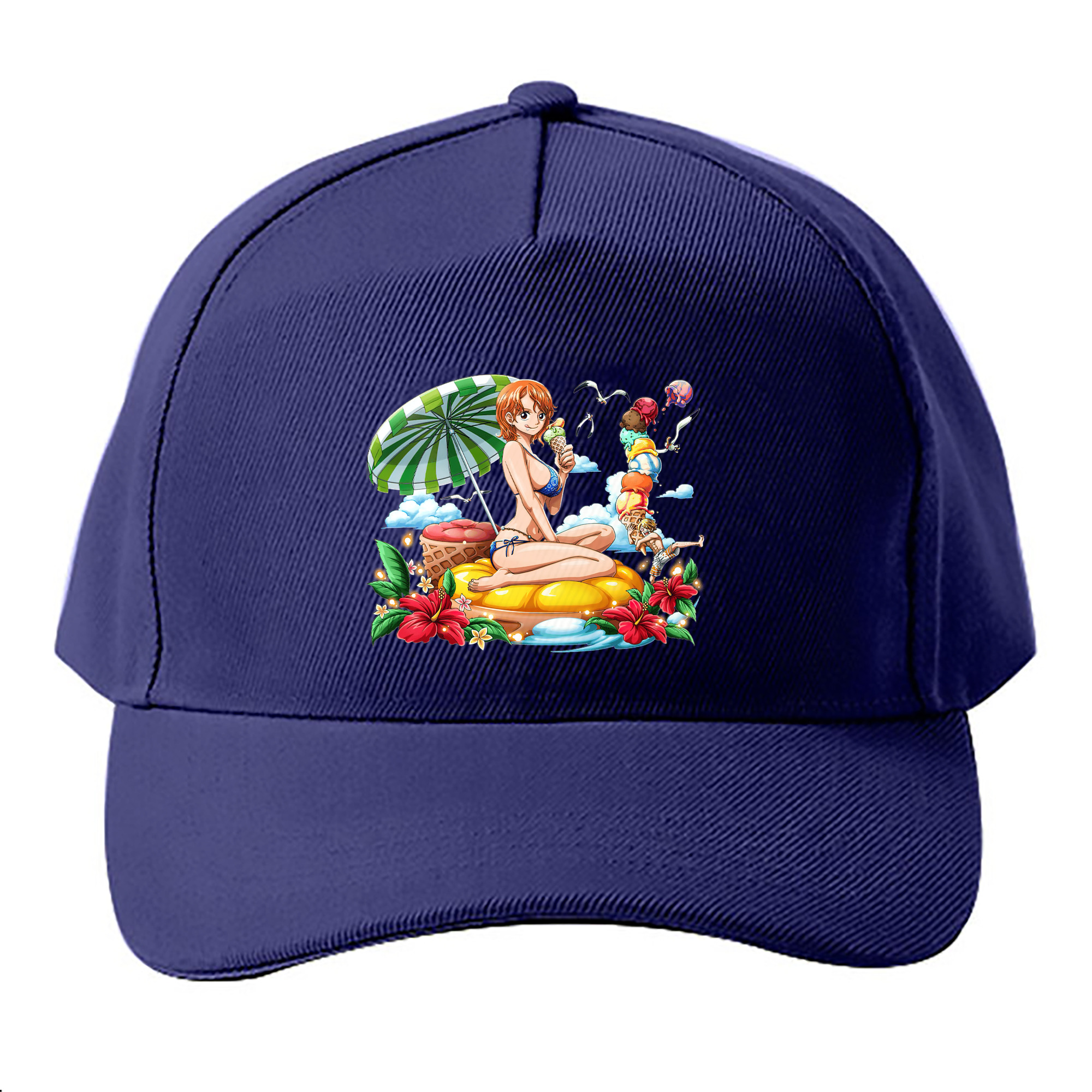 （画像用） ワンピース ナミ ONE PIECE Nami ベースボールキャップ 綿100％ 男女兼用 帽子 スポーツ