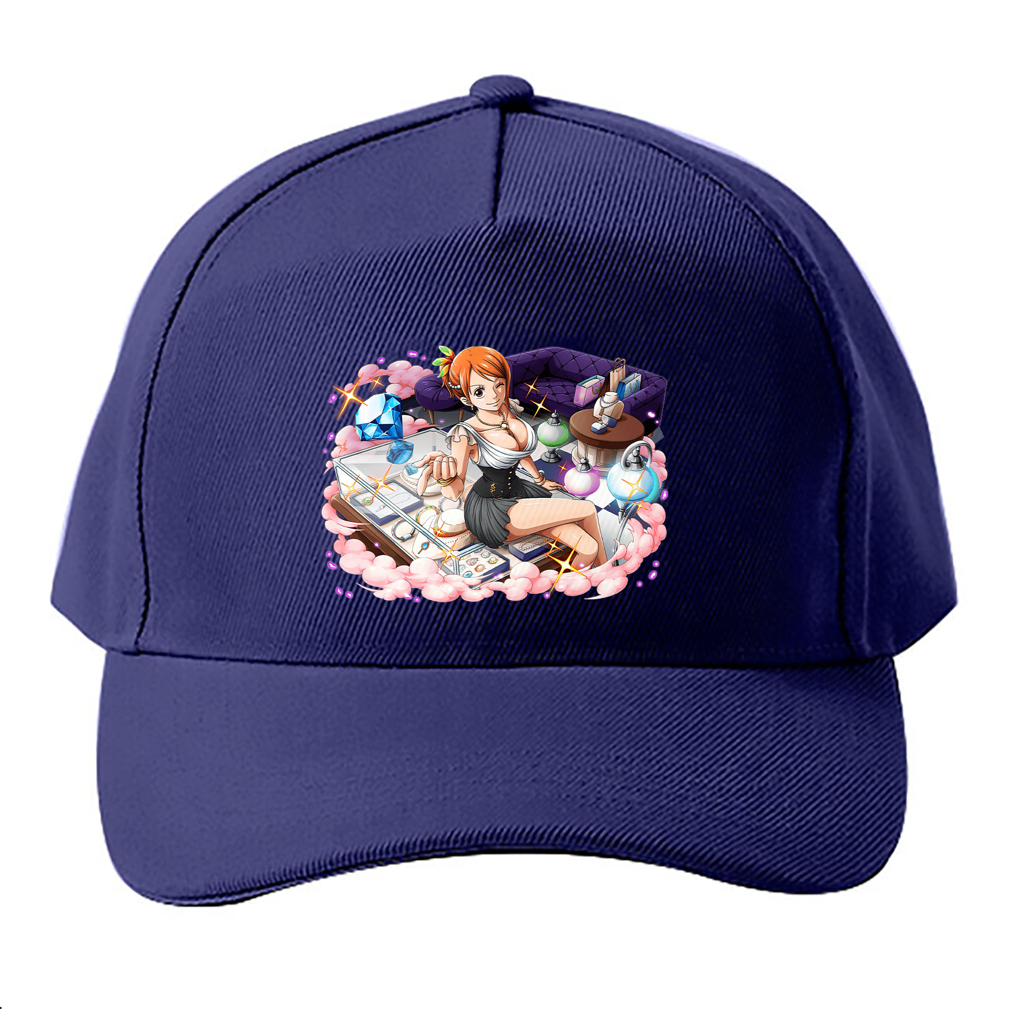 （画像用） ワンピース ナミ ONE PIECE Nami ベースボールキャップ 綿100％ 男女兼用 帽子 スポーツ